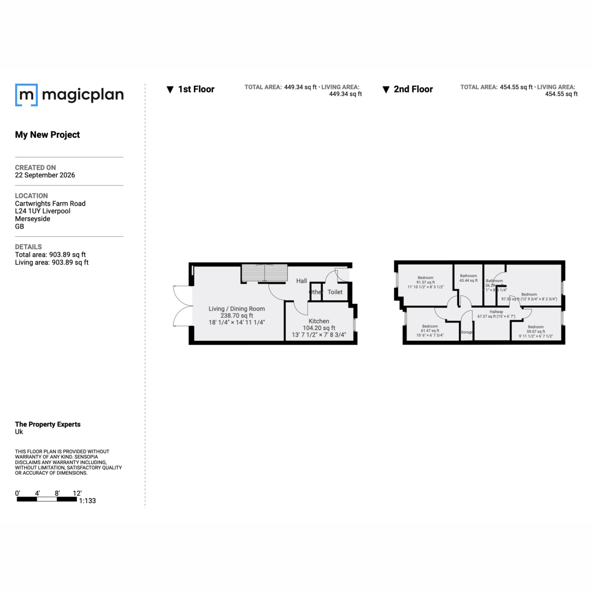 Cartwrights Farm Road, Liverpool floorplan