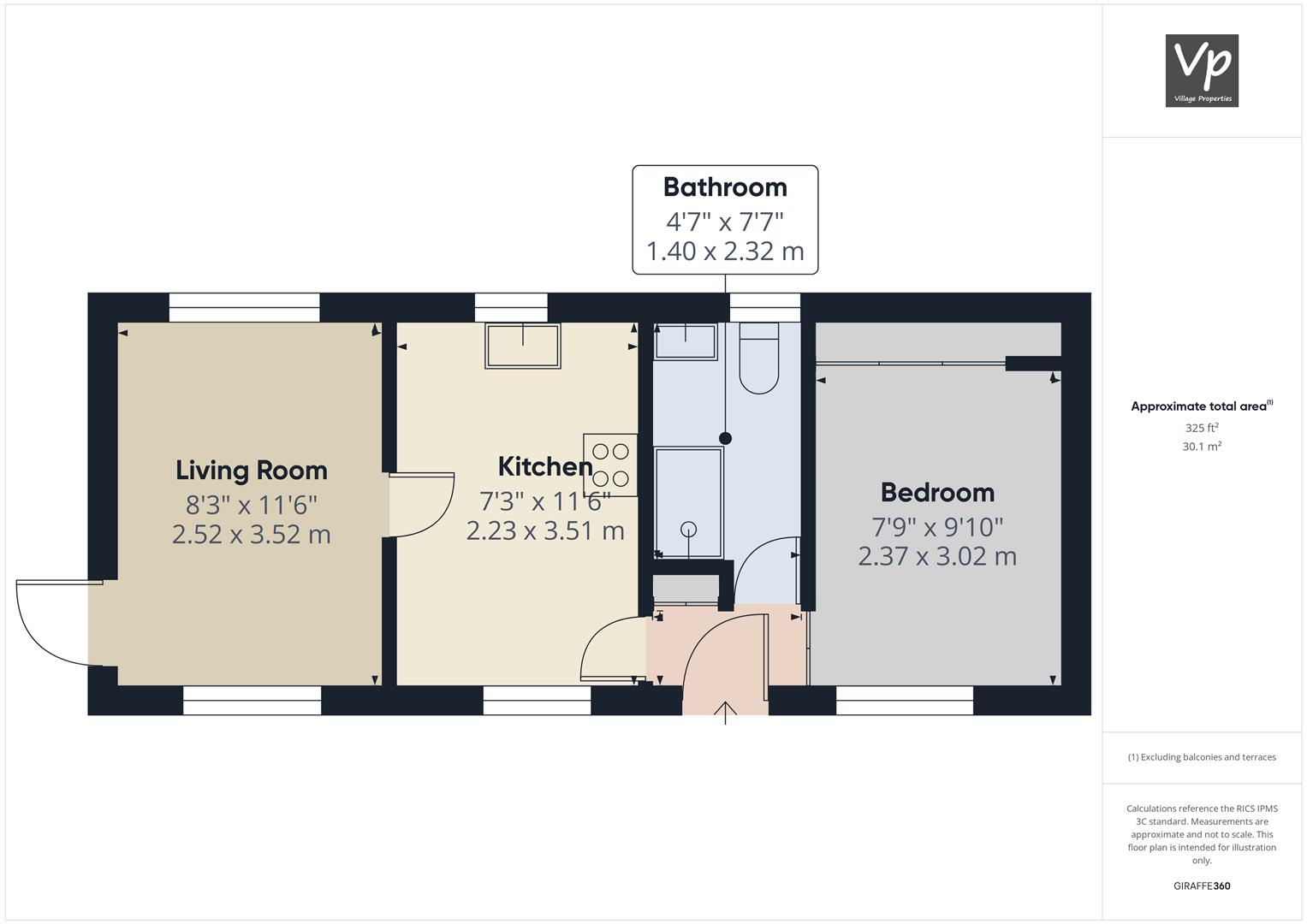 Seventh Avenue, Reading floorplan