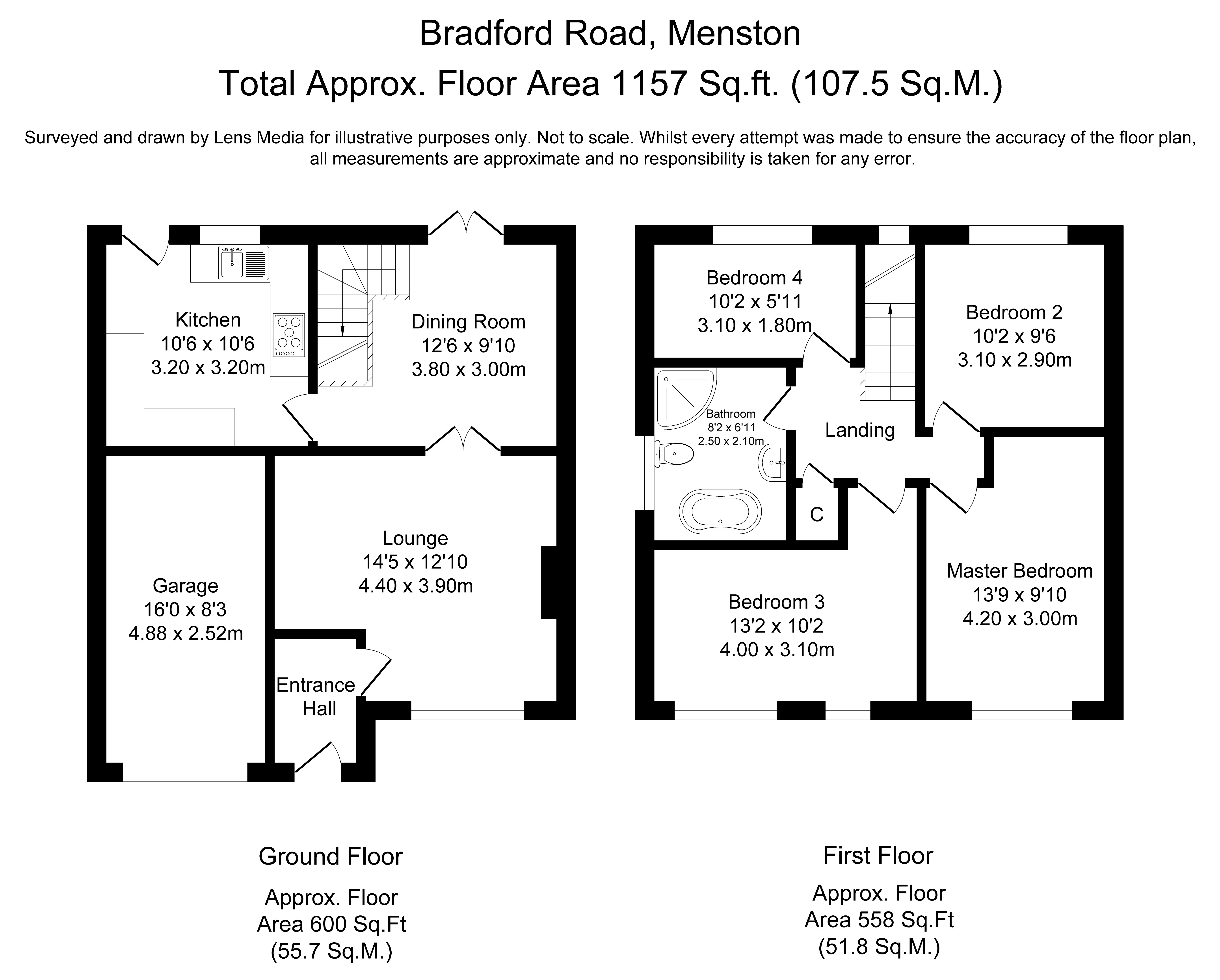 Bradford Road, Menston, Ilkley, West Yorkshire, LS29 floorplan