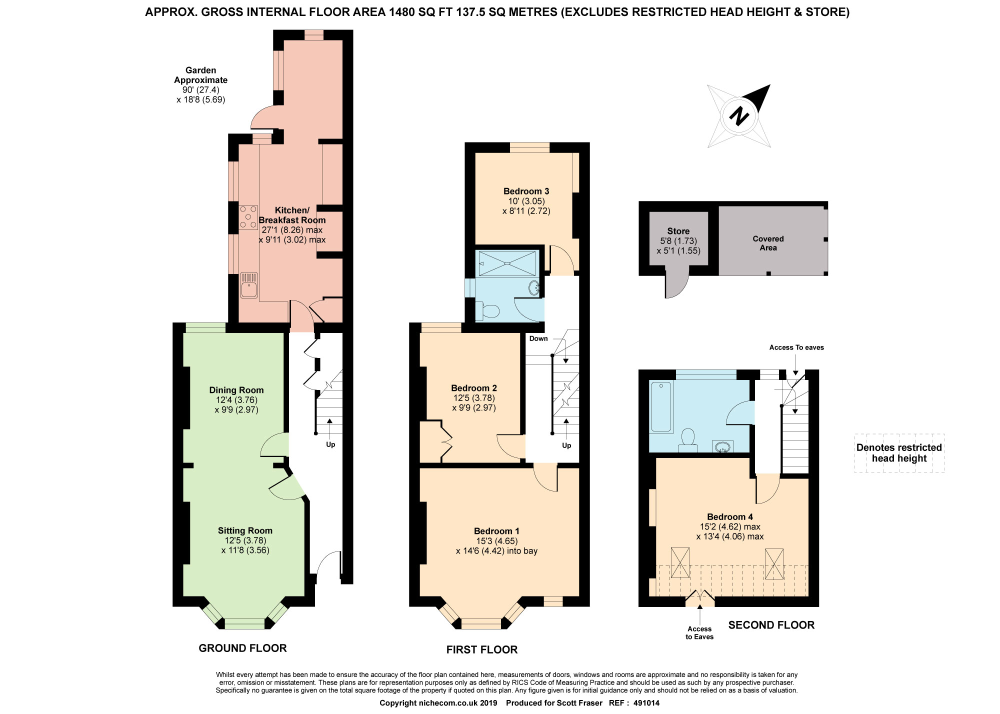 4 Bedrooms Semi-detached house for sale in Southfield Road, Oxford OX4