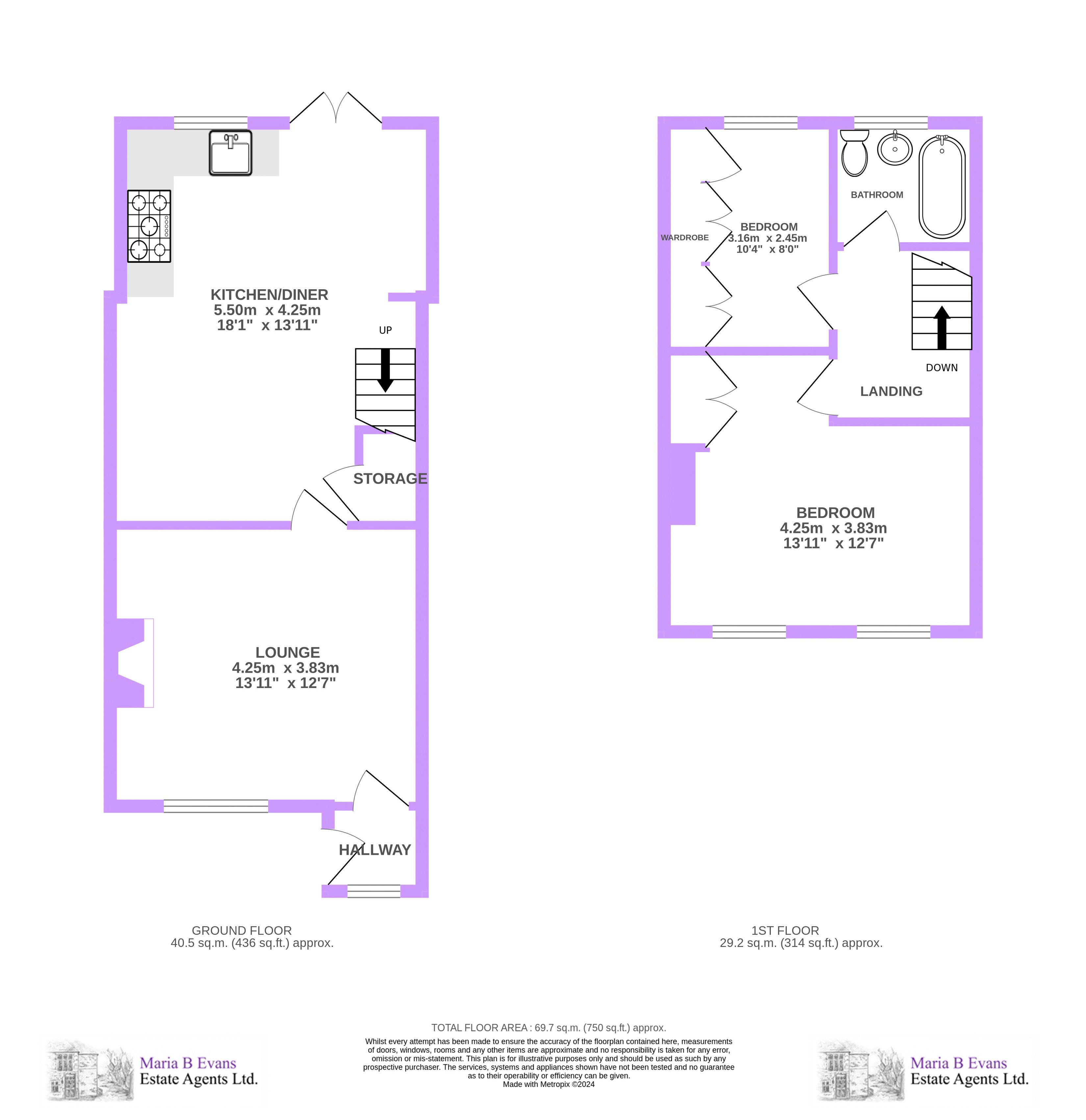 227, Liverpool Old Road, Preston floorplan