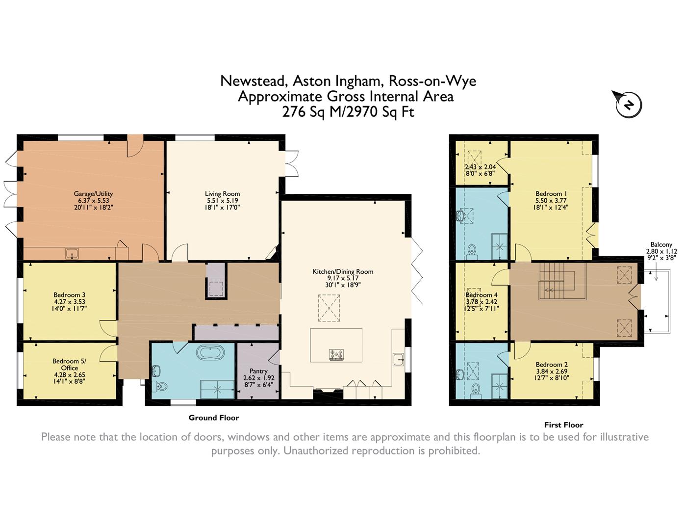 Newstead, Aston Ingham floorplan
