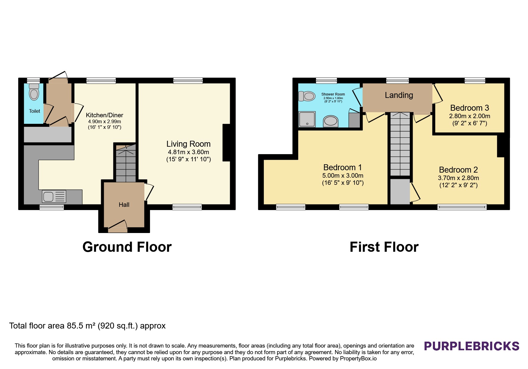 16, Best Road, Bilston floorplan