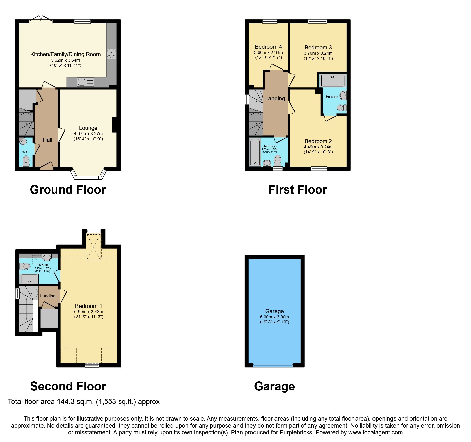 2, Alcester Row, Stafford floorplan