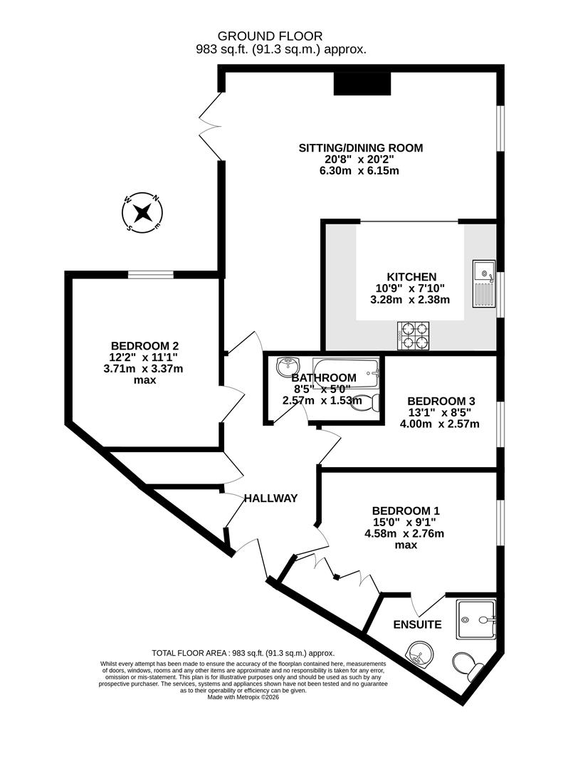 Somerleigh Road, Dorchester floorplan