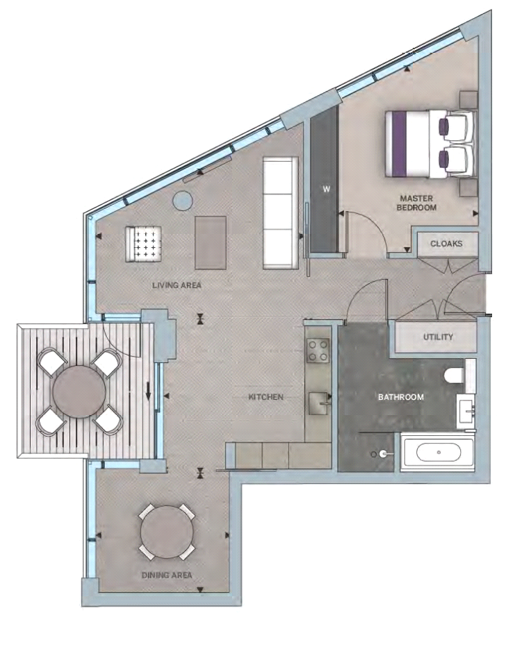 2 Bedrooms Flat to rent in Balmoral House, Earls Way, London SE1