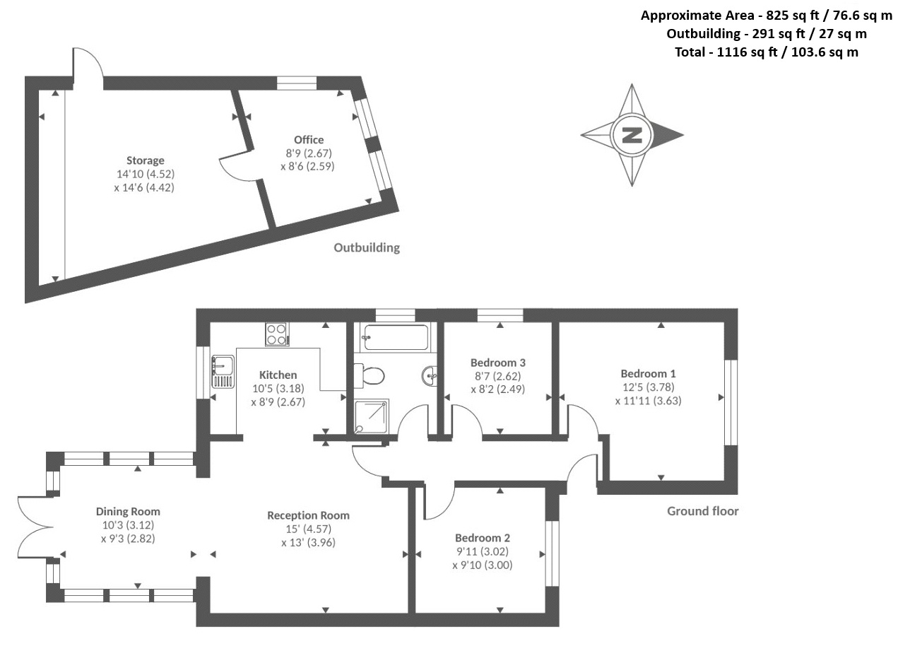 1, Burr Hill Lane, Woking floorplan