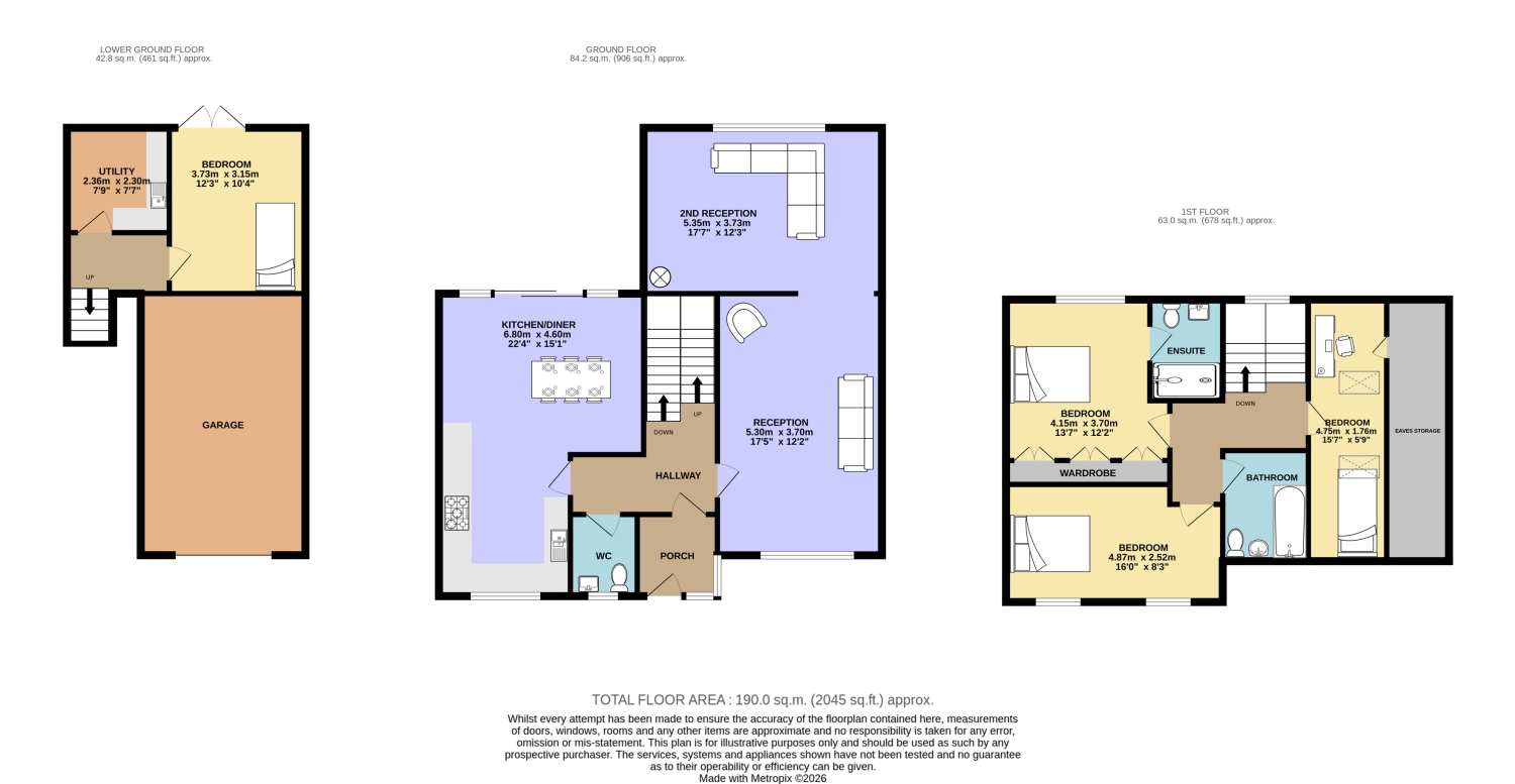 12, BANKFIELD GRANGE, HALIFAX floorplan
