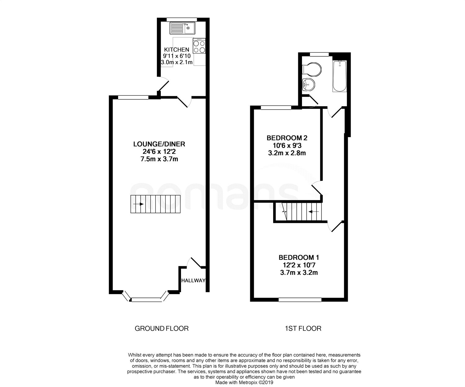 2 Bedrooms Terraced house for sale in Queens Road, Caversham, Reading RG4