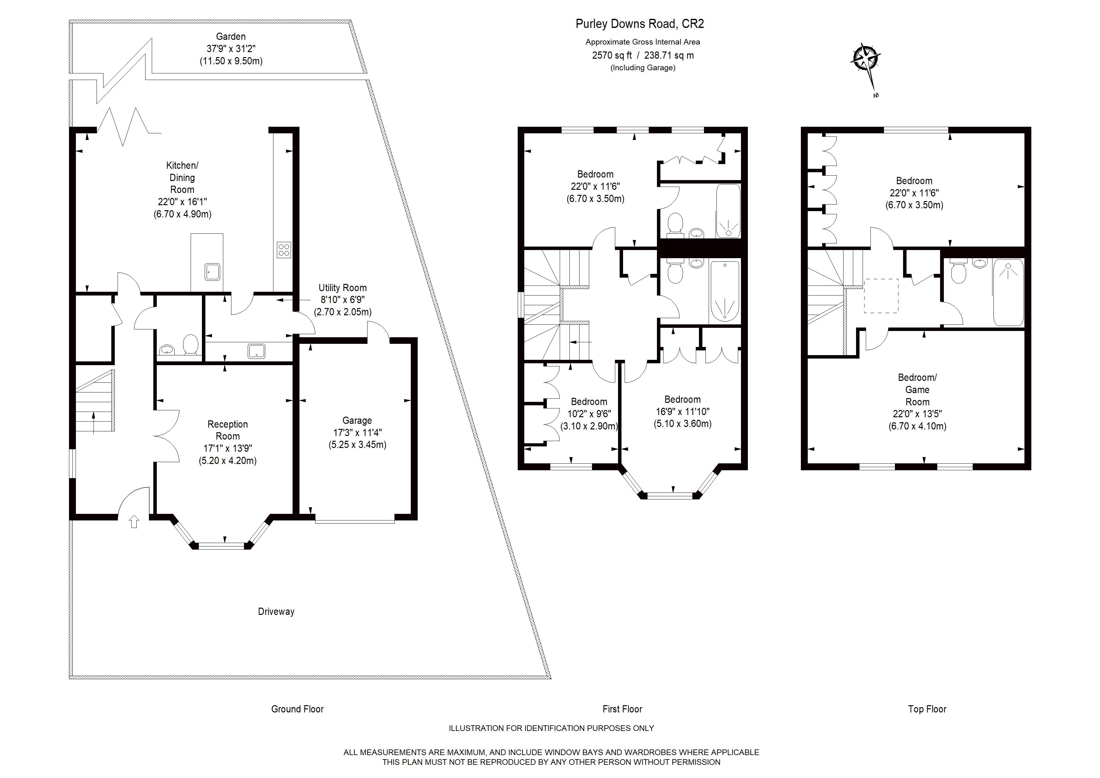 108a, Purley Downs Road, South Croydon floorplan