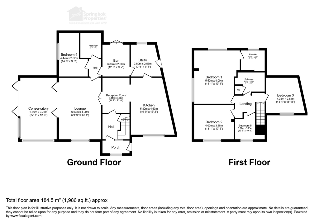 5, Whaddon Way, Bletchley floorplan