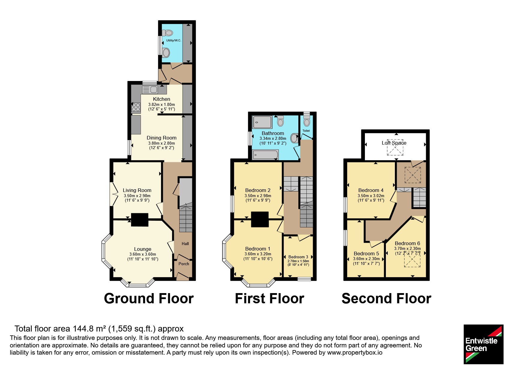 33, Bold Street, Morecambe floorplan