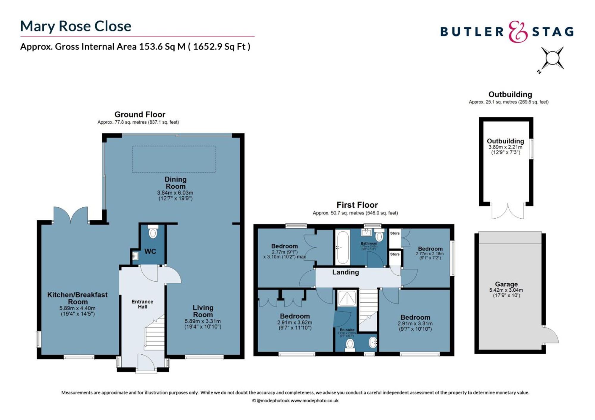 30 Mary Rose Close, Grays floorplan