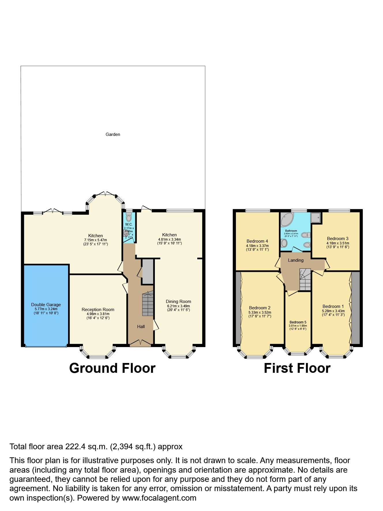 96, Norbury Hill, London floorplan