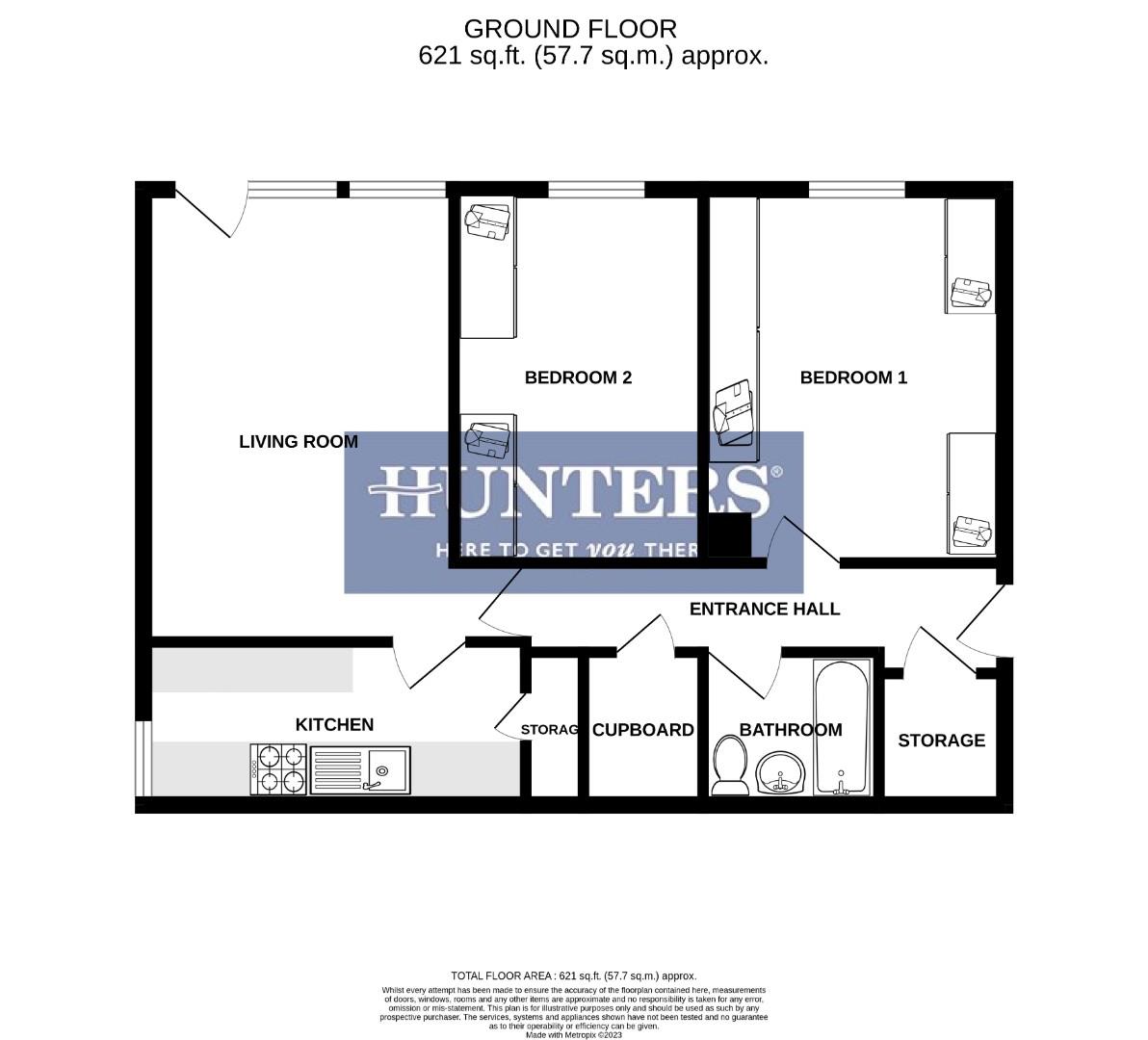 School Road, Brislington, Bristol BS4, 2 bedroom flat for sale