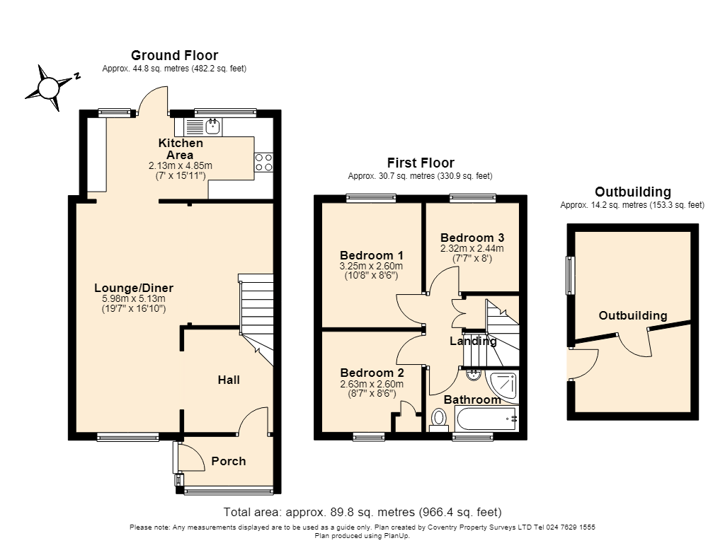 9, Caithness Close, Coventry floorplan