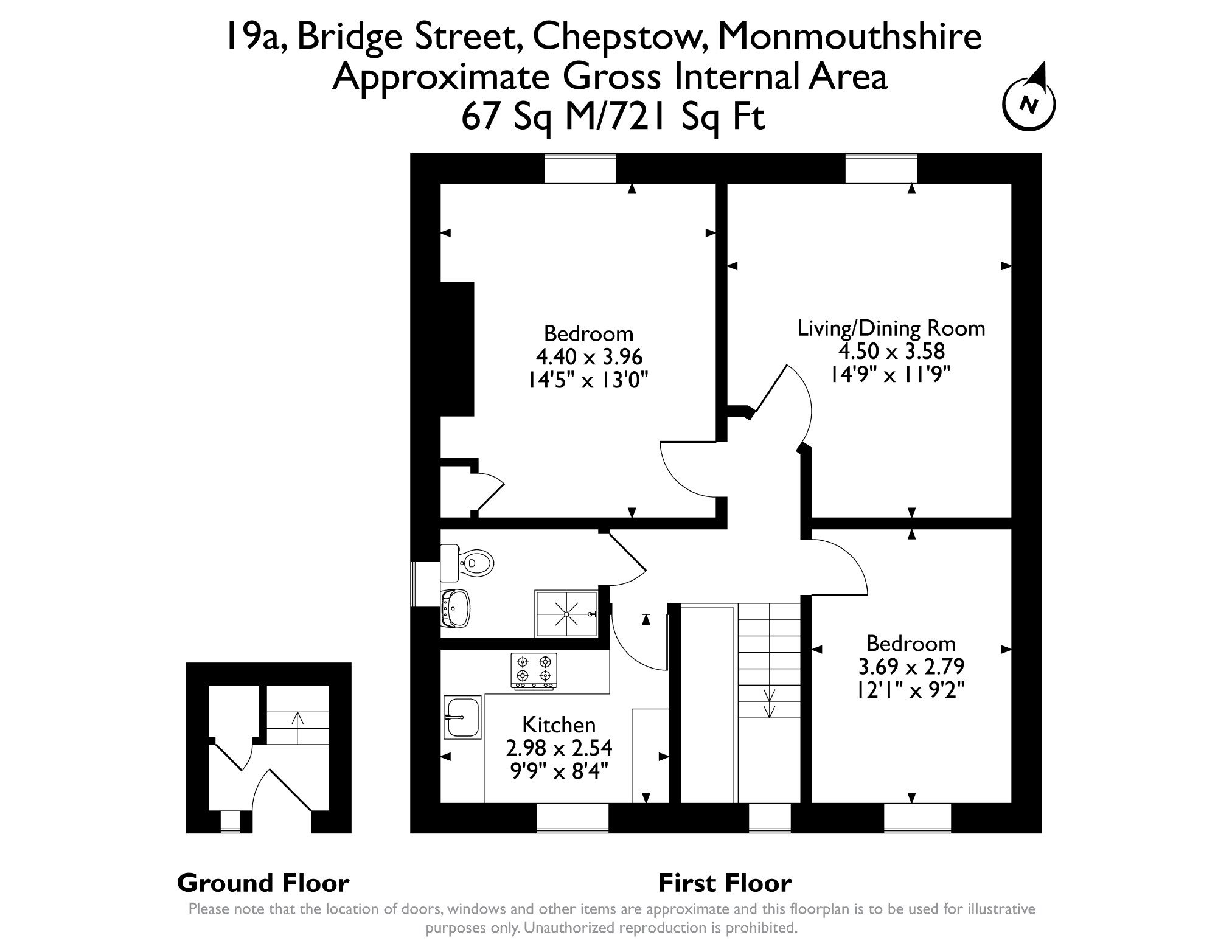 19A, Bridge Street, Chepstow floorplan