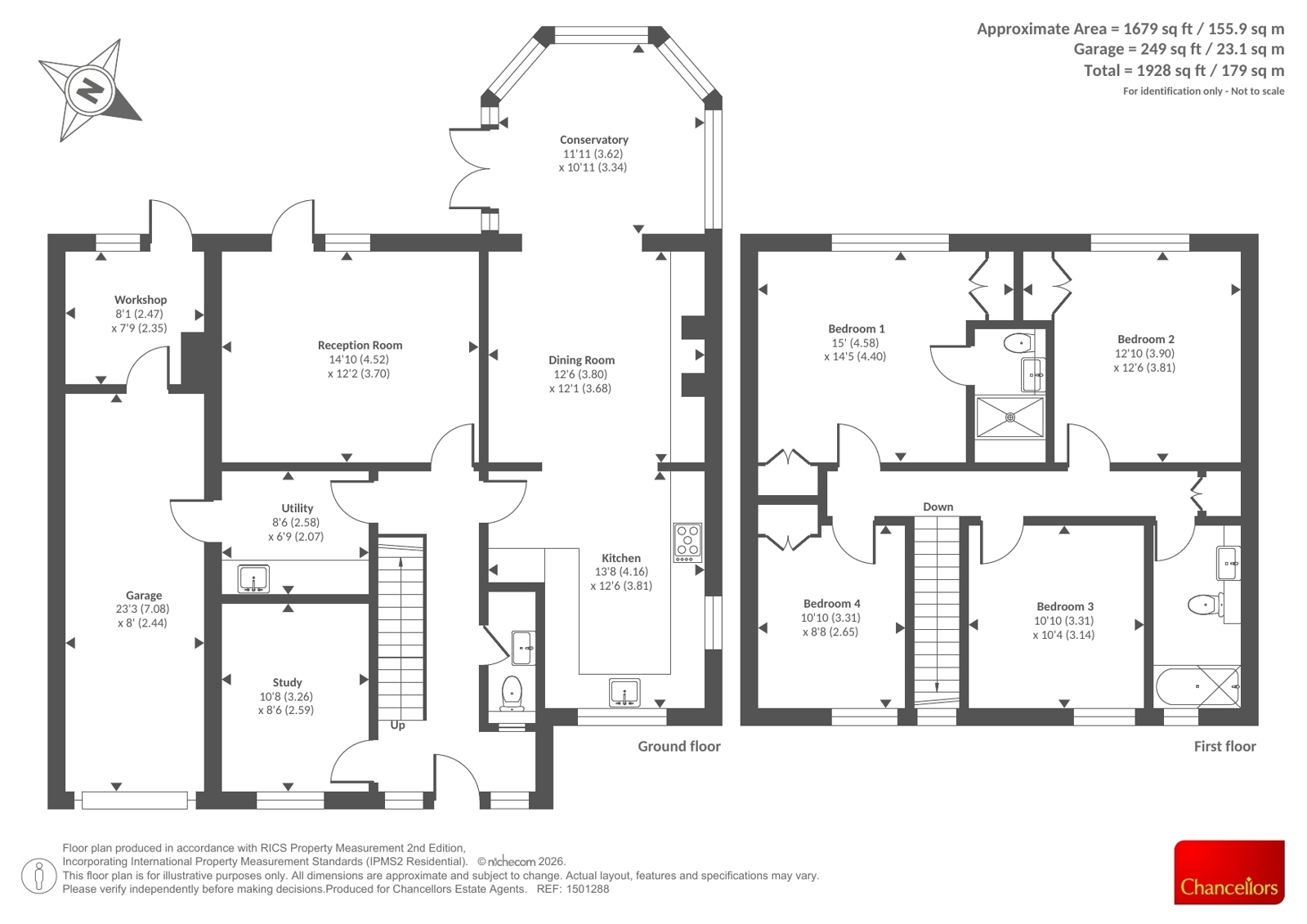 25, Oakwood Road, Windlesham floorplan