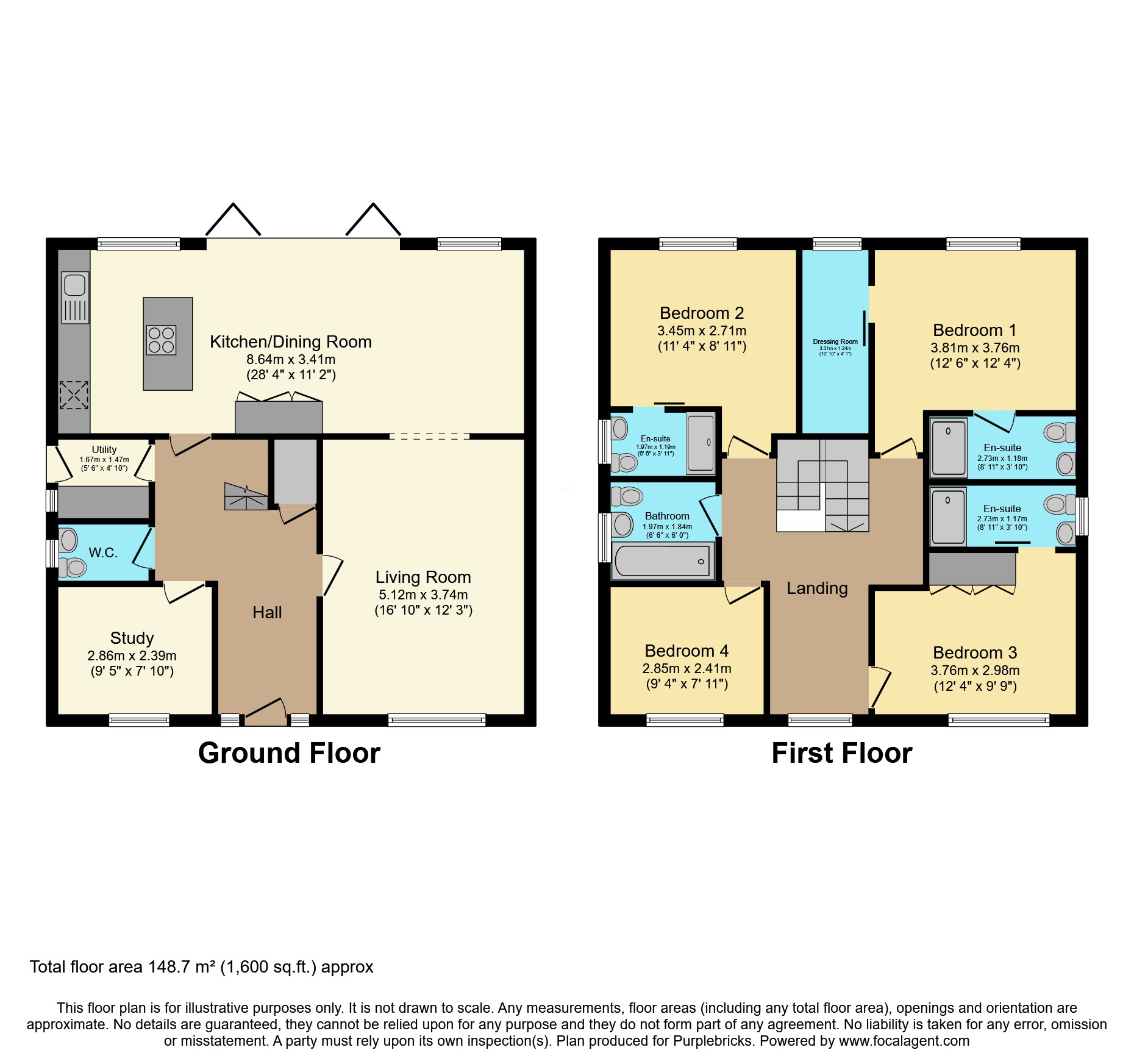 23, Andrews Close, Chester floorplan