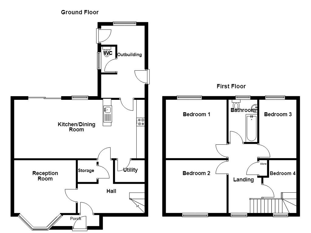 2, Hazel Grove, Manchester floorplan