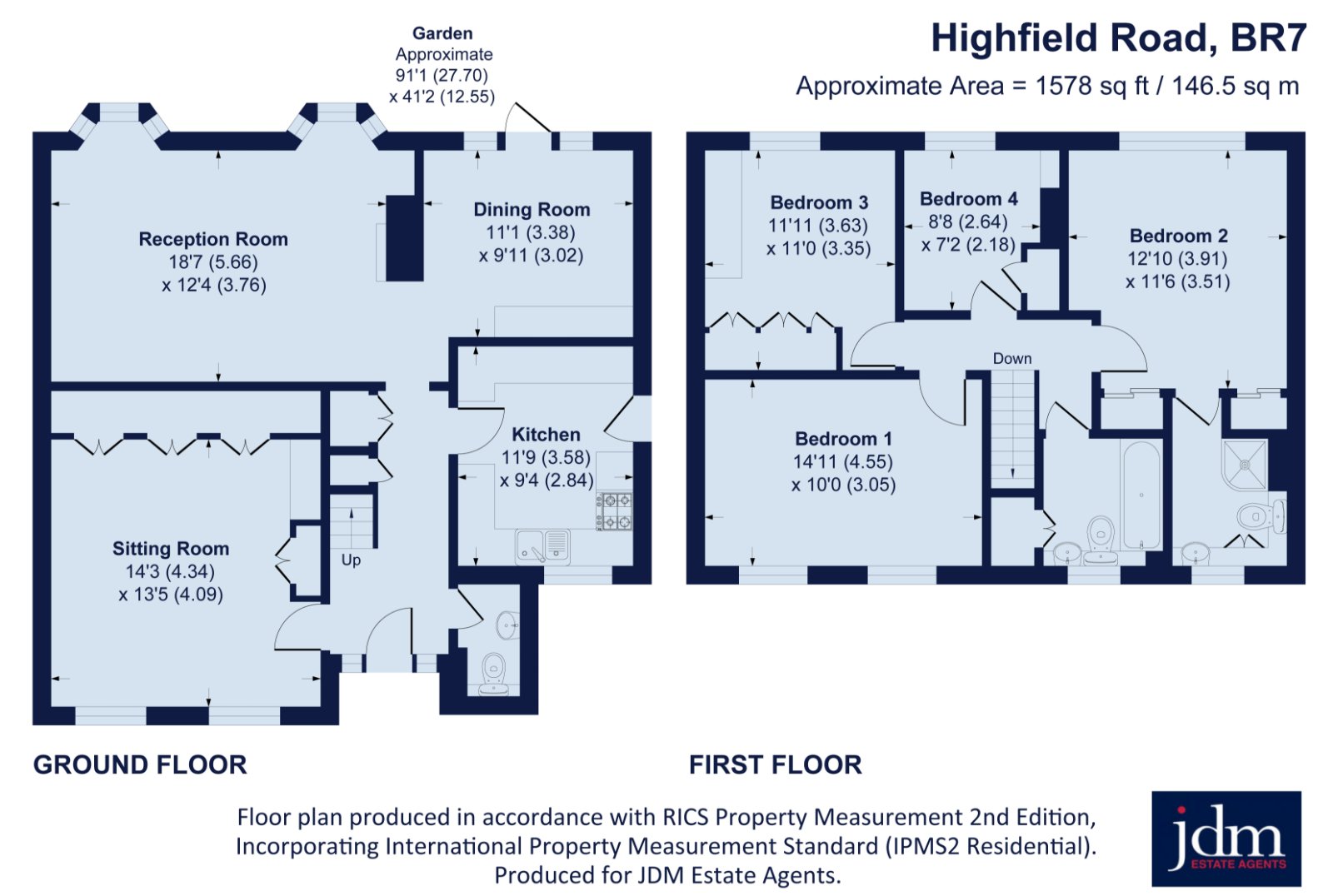 49, Highfield Road, Chislehurst floorplan