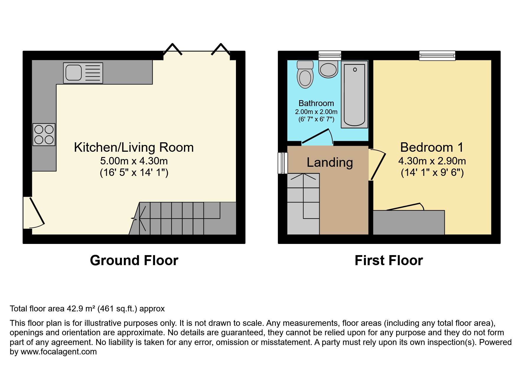 16, St. James Close, York floorplan