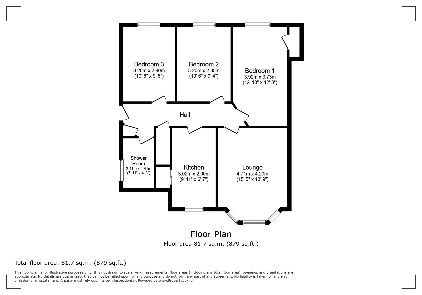 Kirkdale Drive, Glasgow floorplan