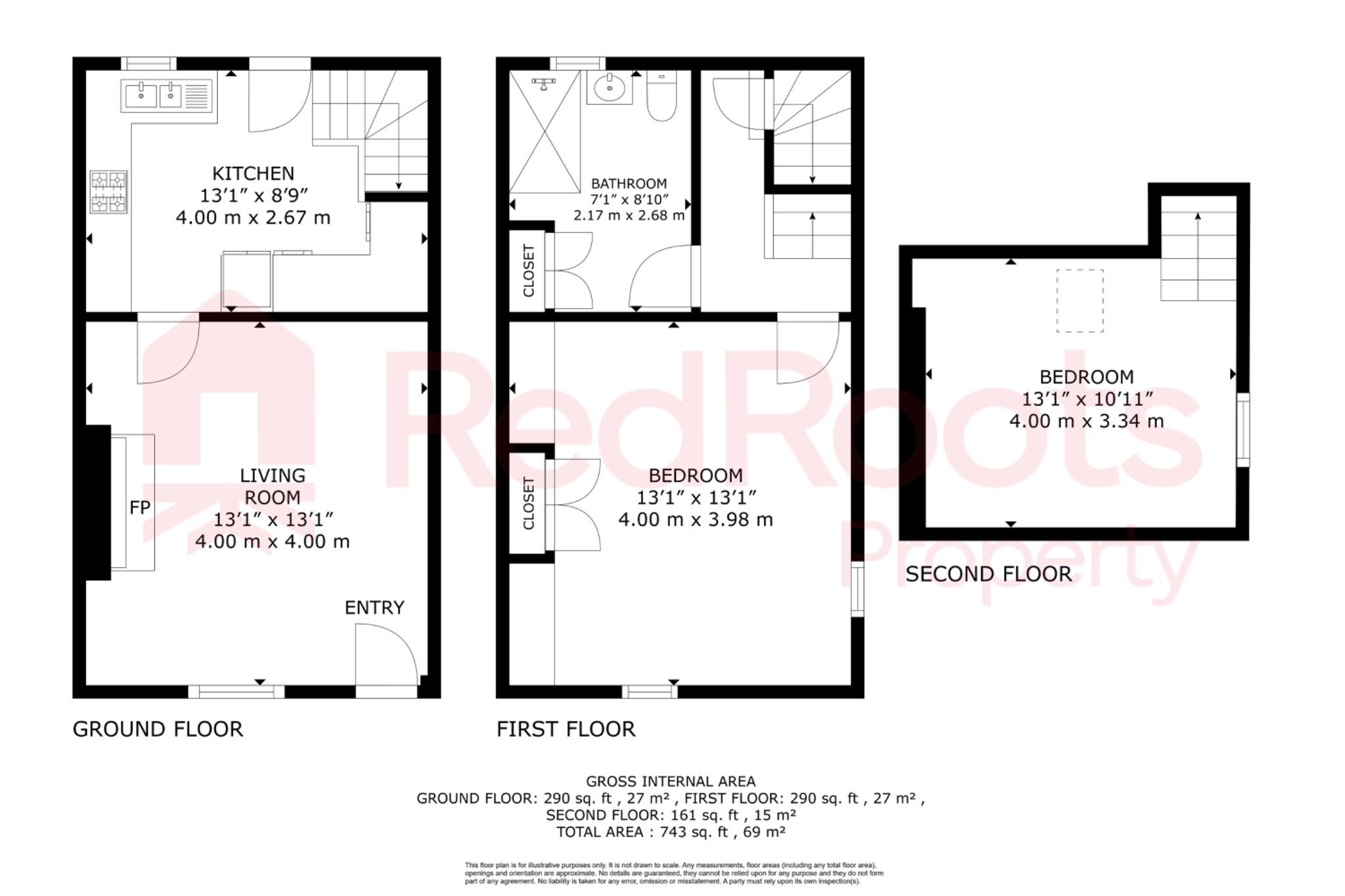 58 Pond Street, Barnsley, South Yorkshire floorplan