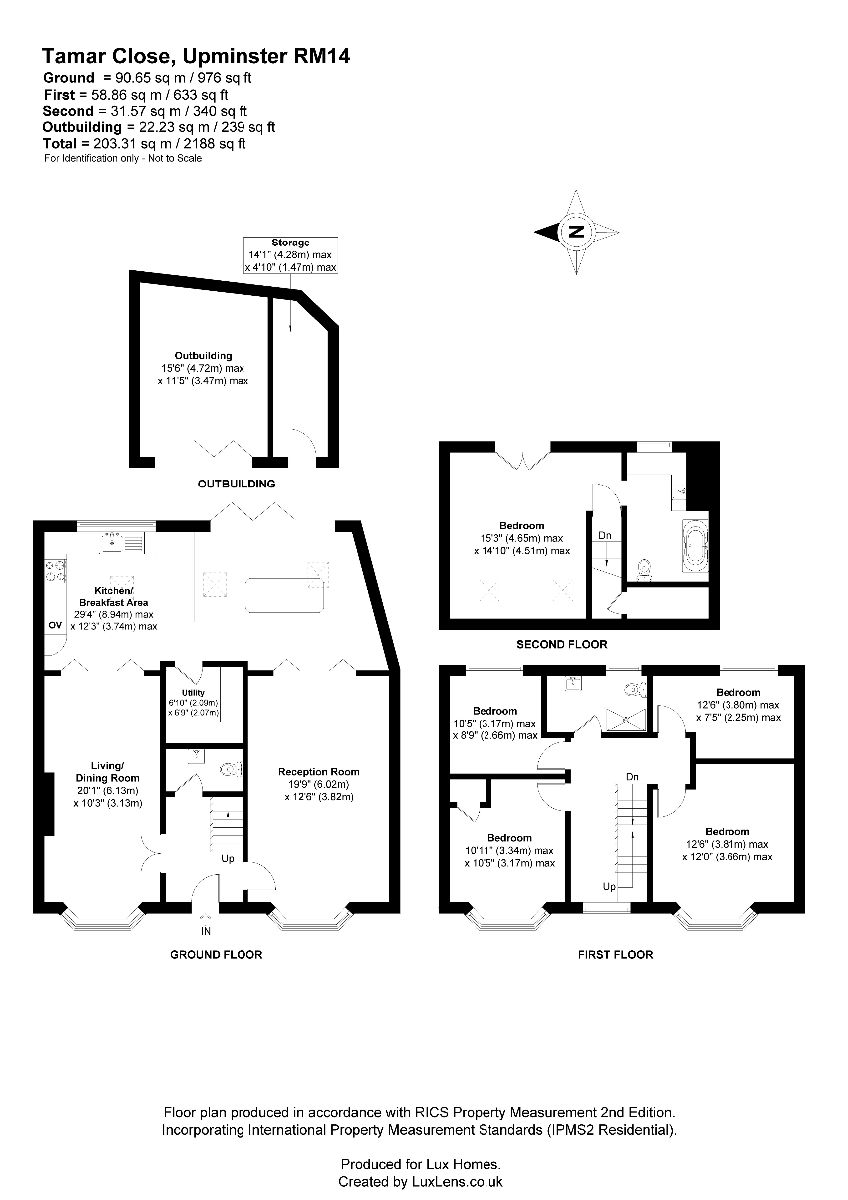 2 Tamar Close, Upminster floorplan