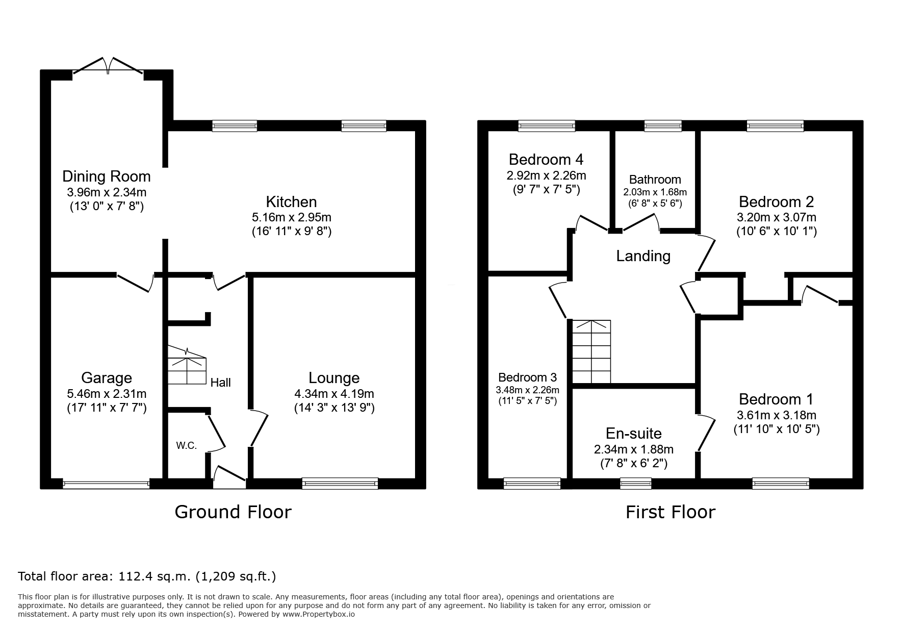Belmont Drive, Bristol floorplan