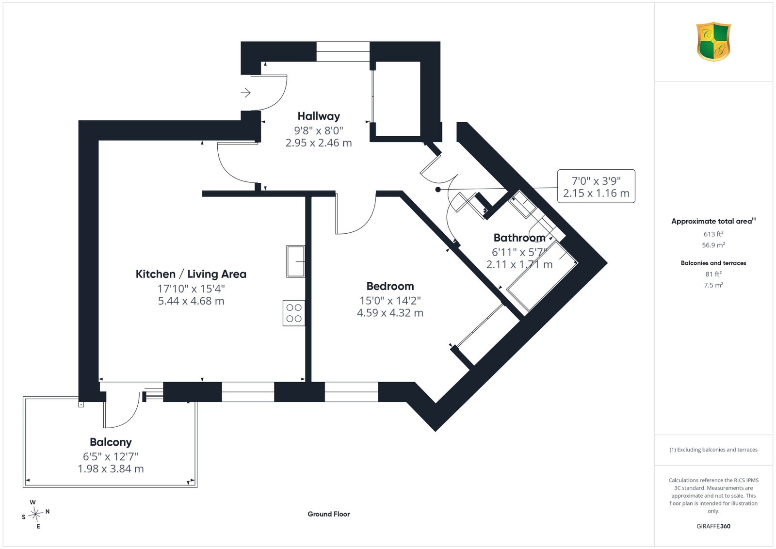 24, Buttercup Road, Horsham floorplan