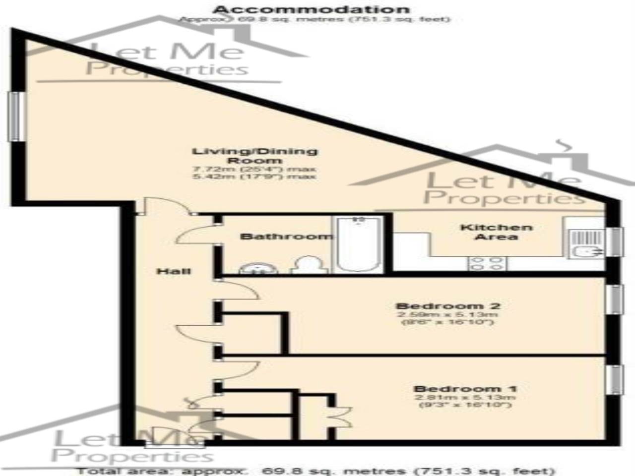 2 Bedrooms Flat to rent in Davy House, Charrington Place, St Albans AL1