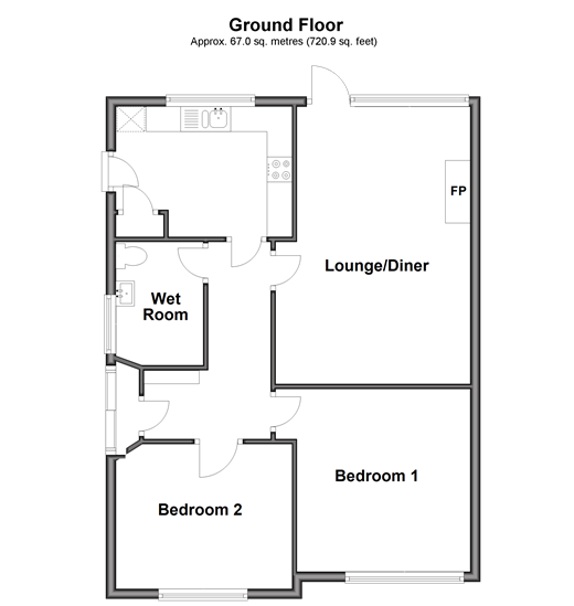 Gresham Road Coxheath, Maidstone floorplan