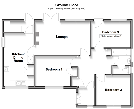 Ampthill Road, Ryde floorplan