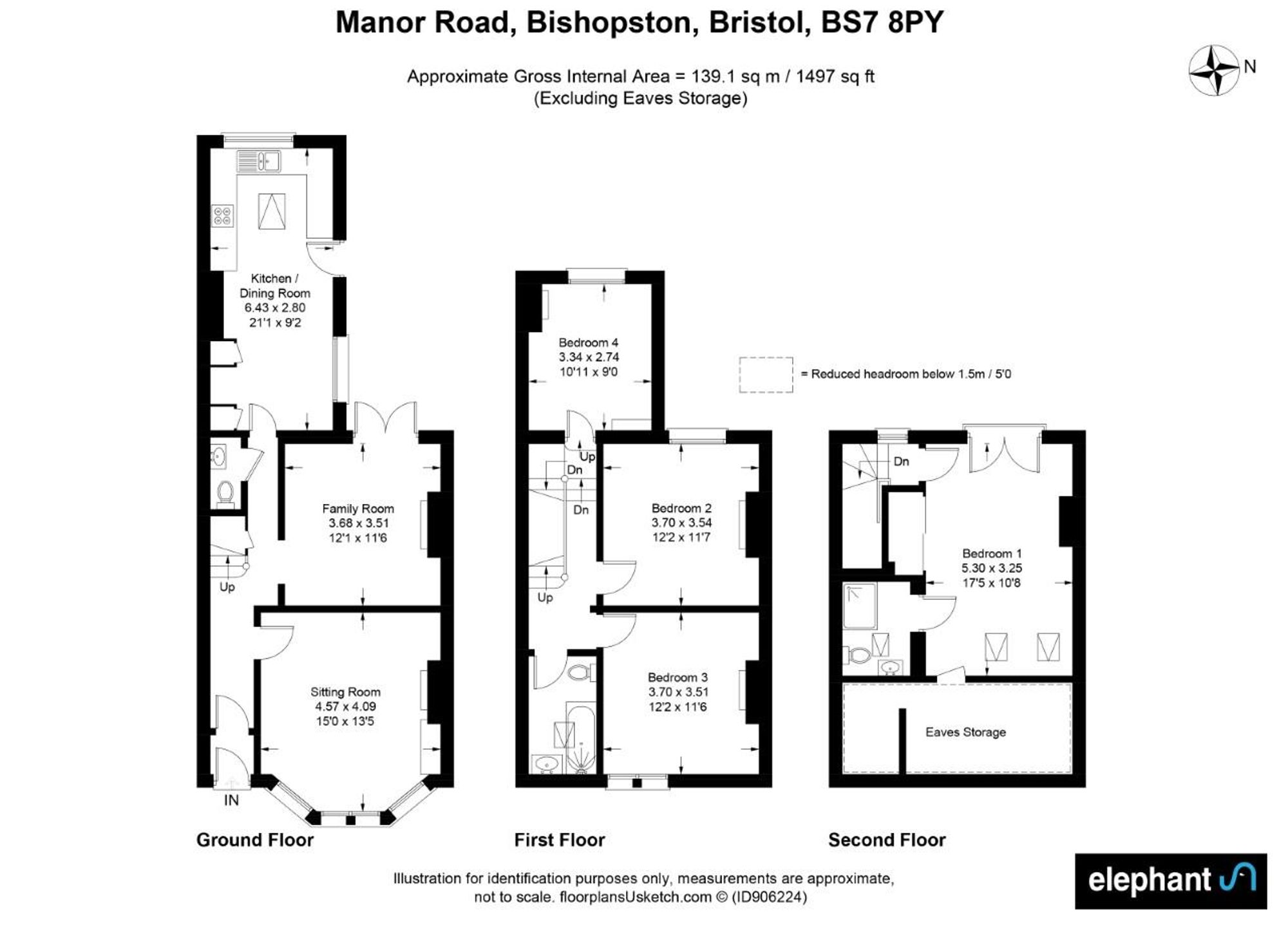 28 Manor Road, Bristol floorplan