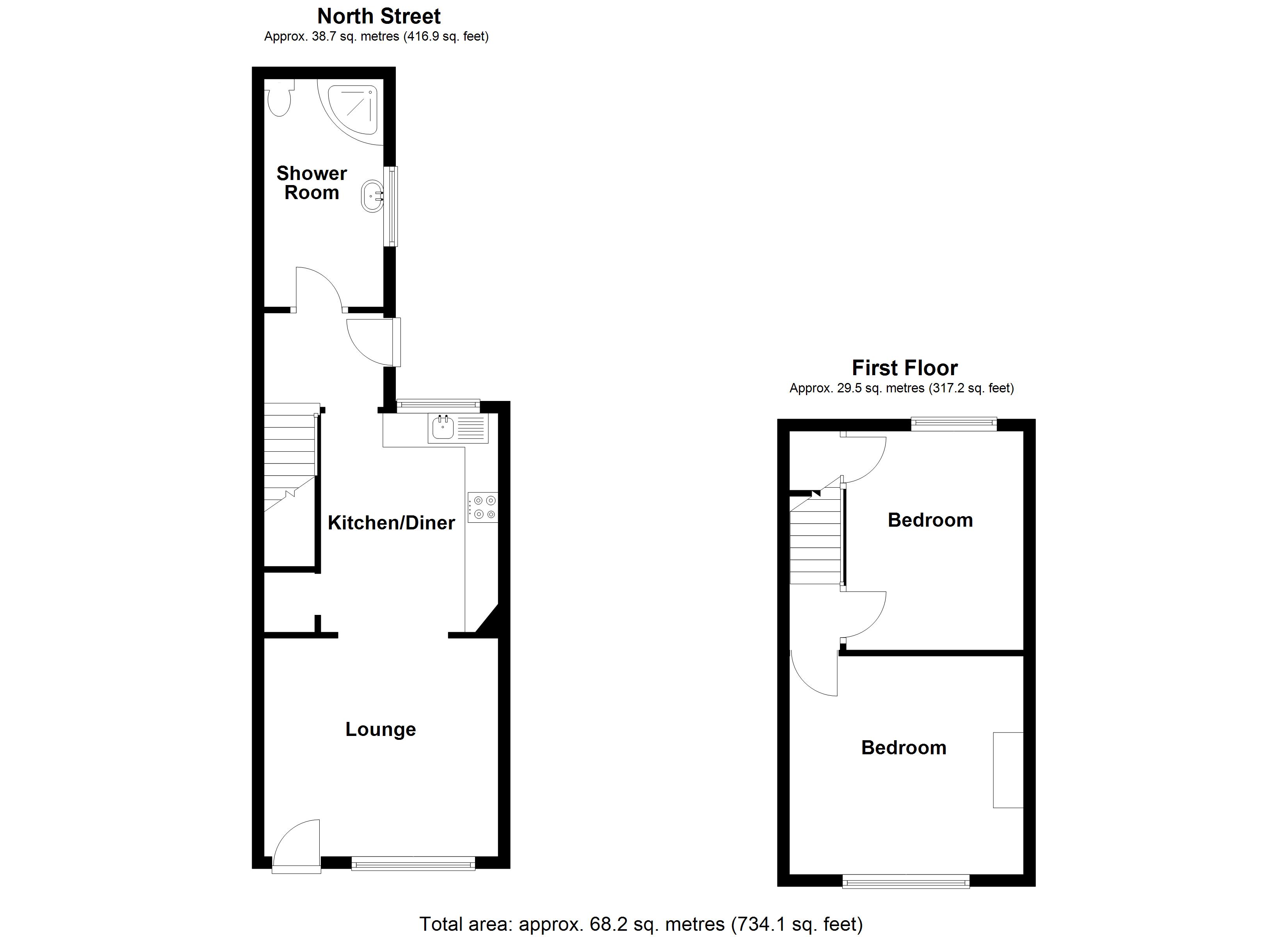 50, North Street, Cannock floorplan