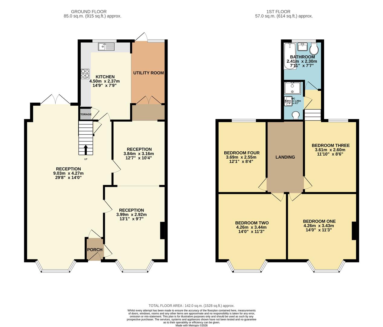 Shortlands Road, Leyton floorplan