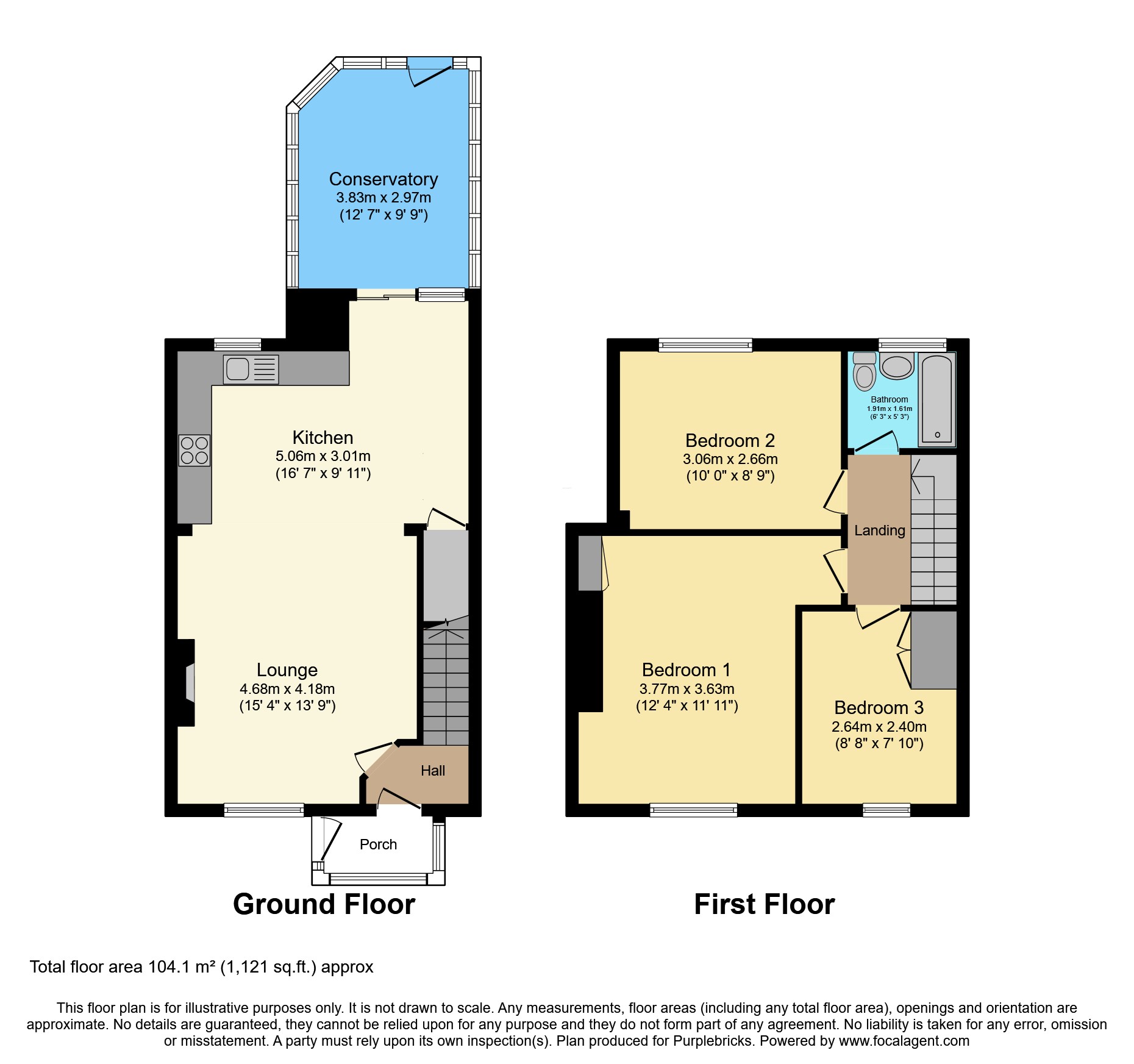 22, Baguley Avenue, Widnes floorplan