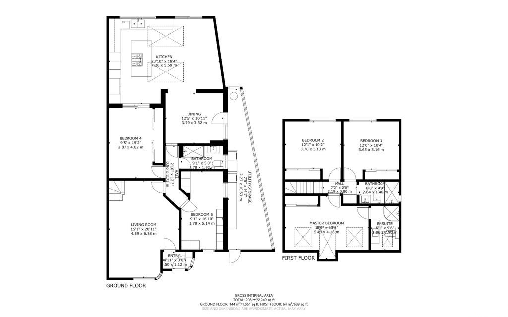 35, Woodhill Crescent, Harrow floorplan