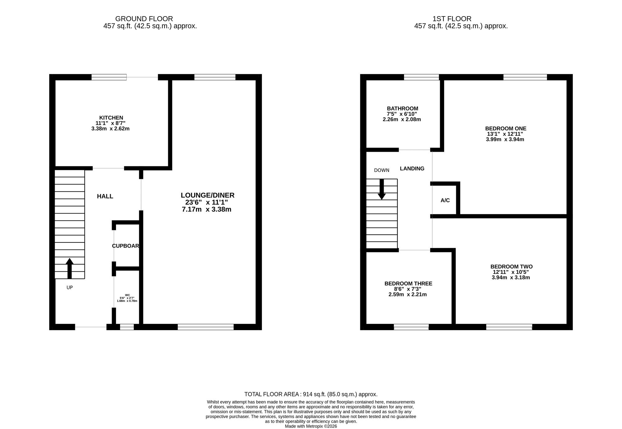 7 Harvey Court, Southampton floorplan