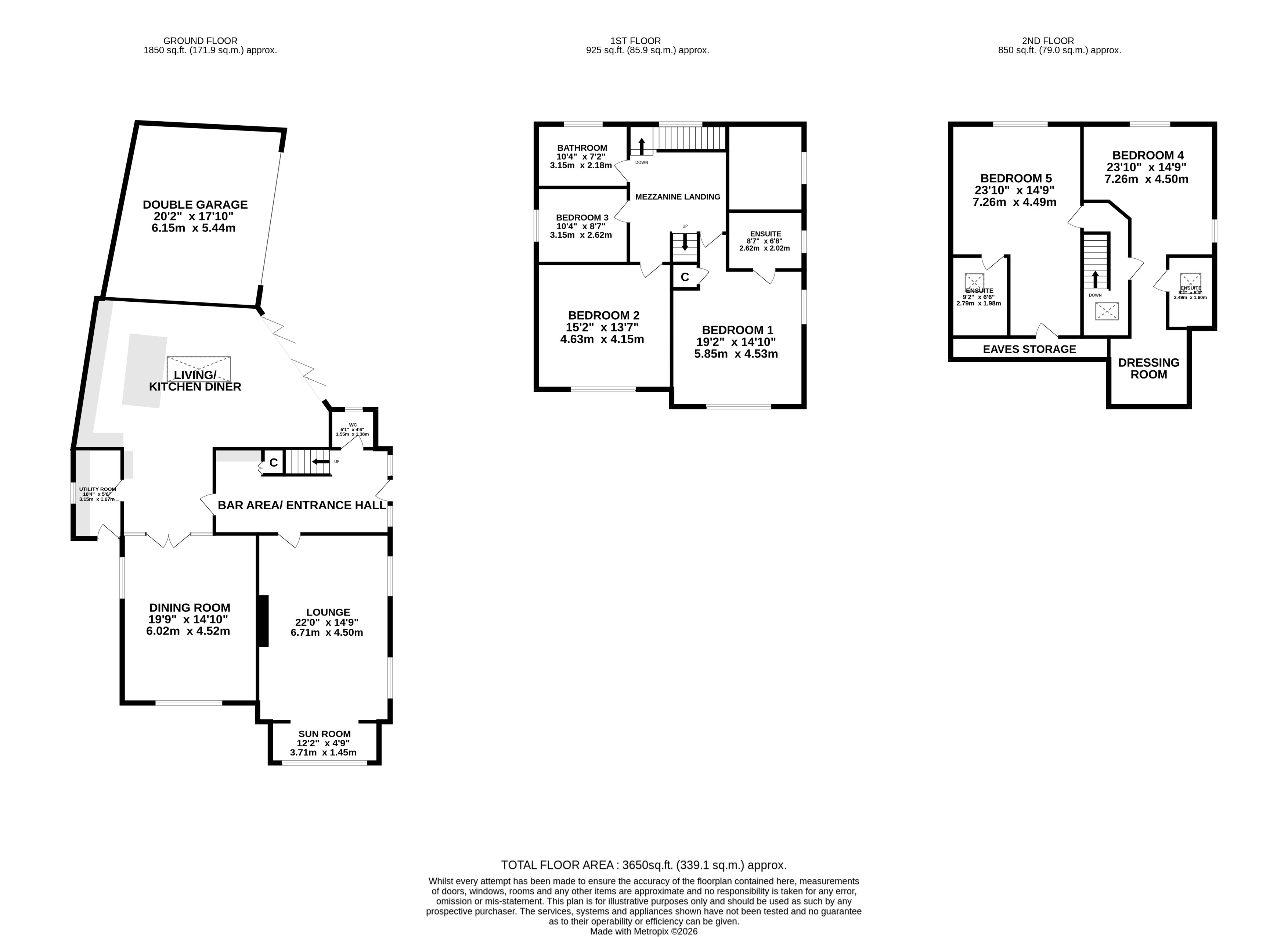 442, Otley Road, Leeds floorplan