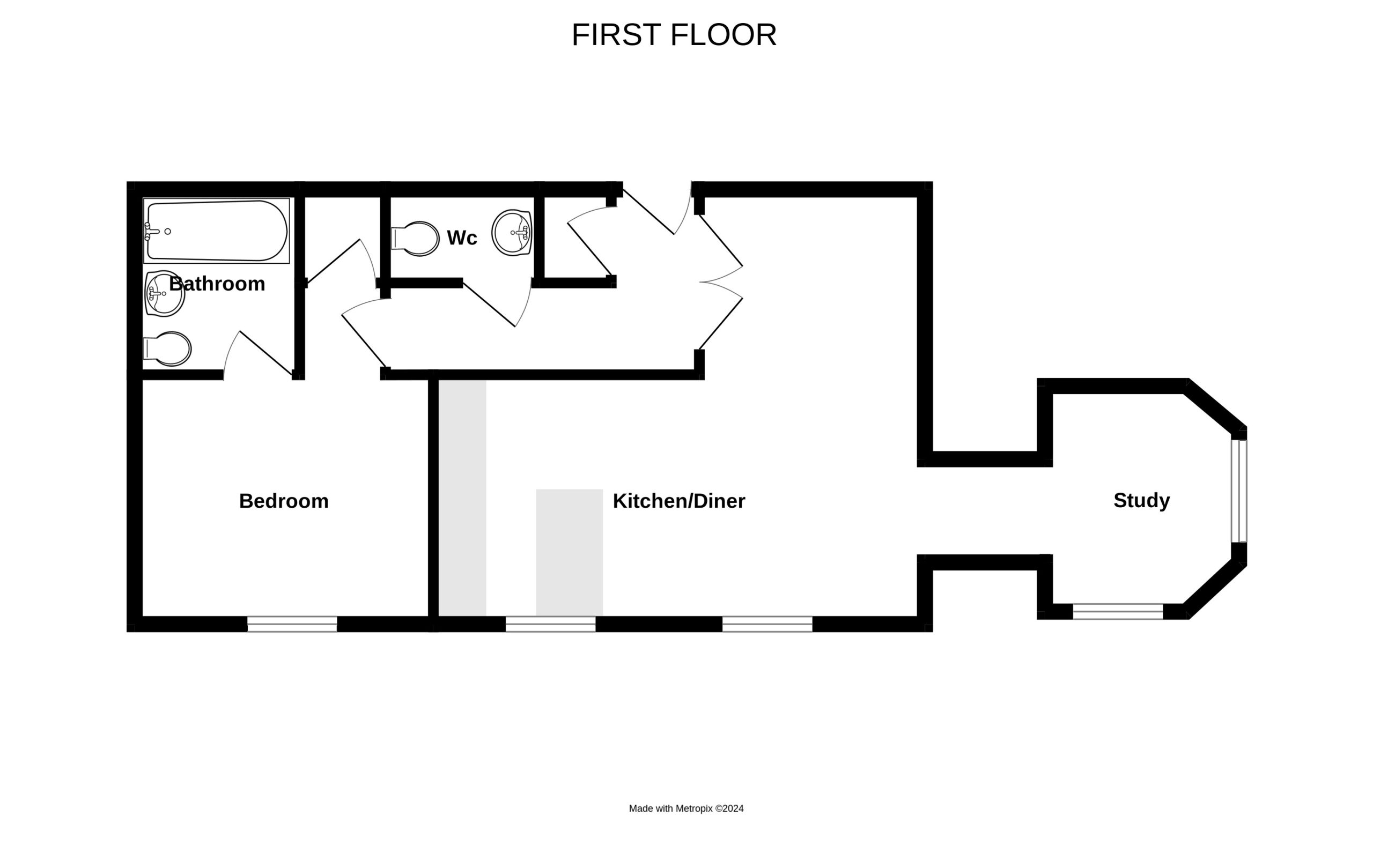 Apartment 12, Ebenezer Church, St Peter Port floorplan