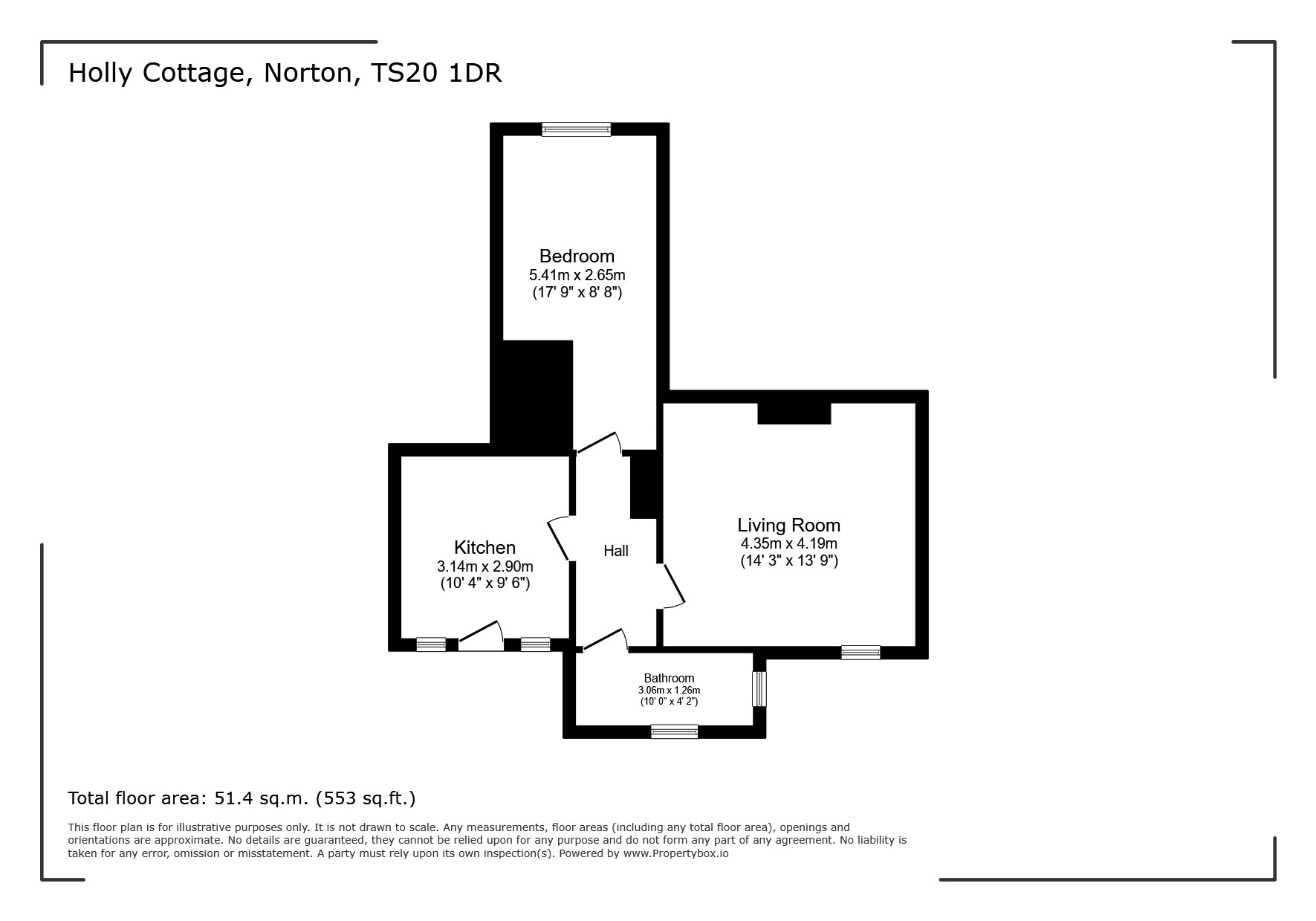 Holly Cottage, 84 High Street, Stockton-on-Tees floorplan