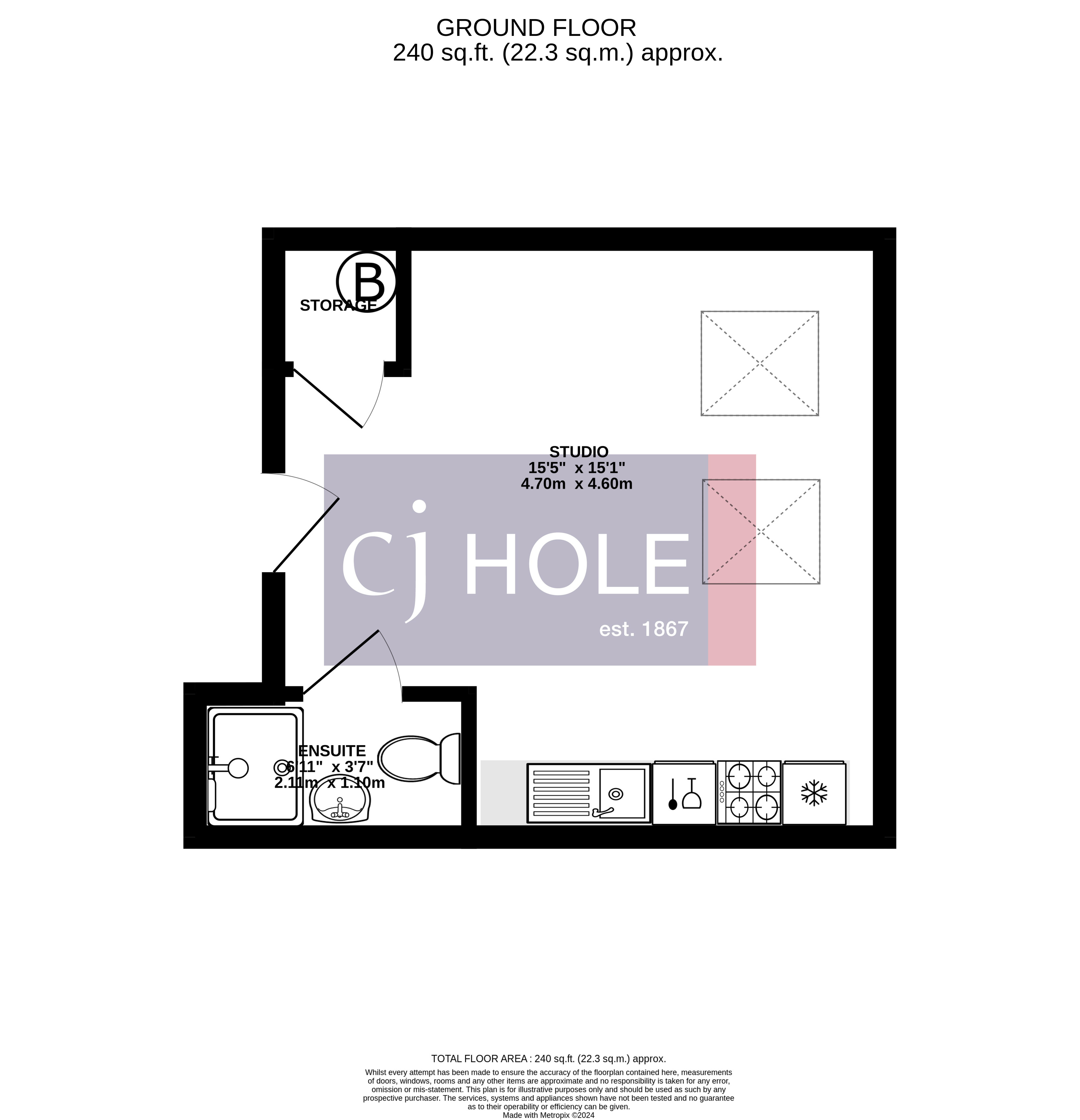 Flat 11 Malago Scholar Quarters, 157-159, West Street, Bristol floorplan
