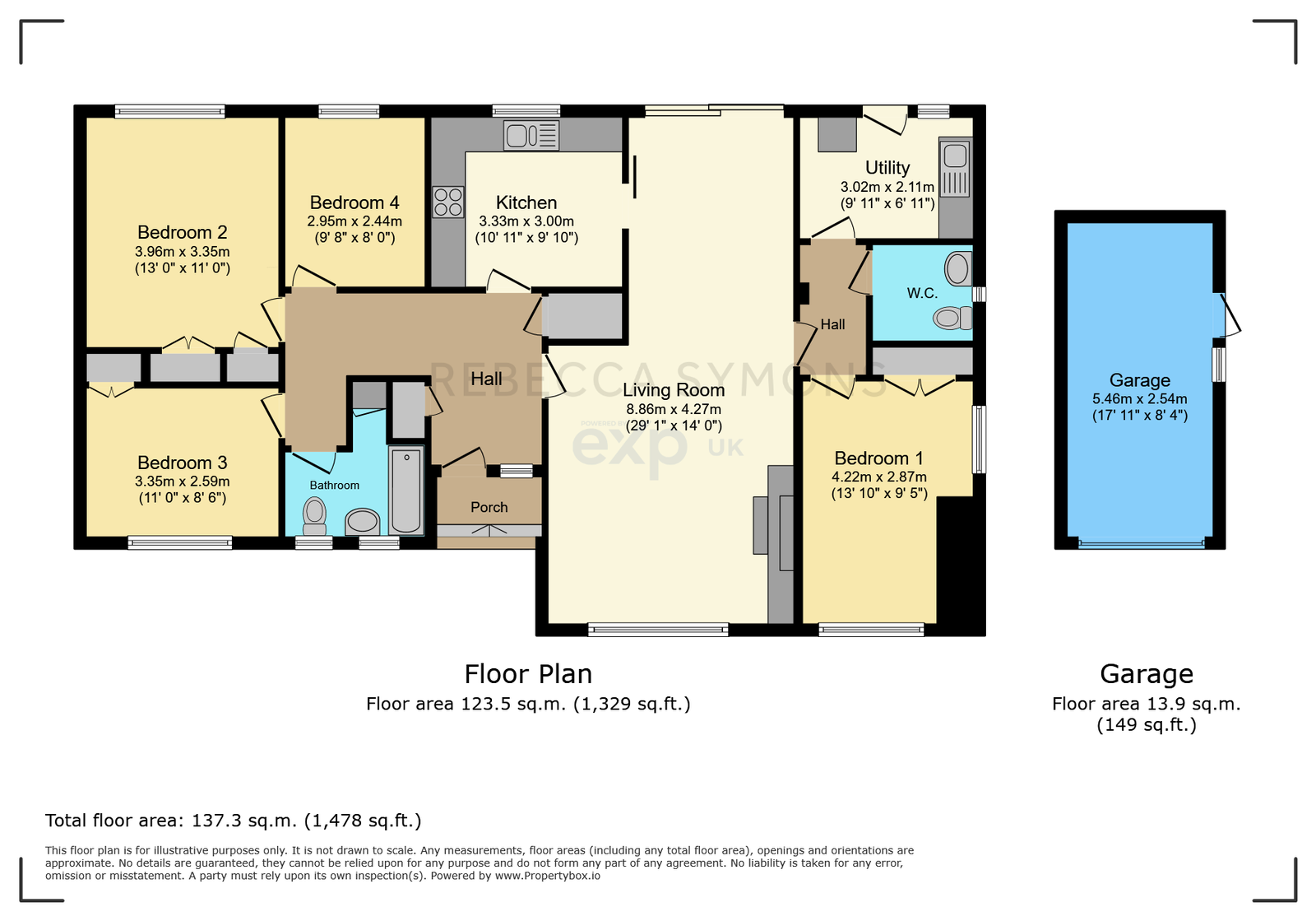 Tanglewood, Minehead floorplan
