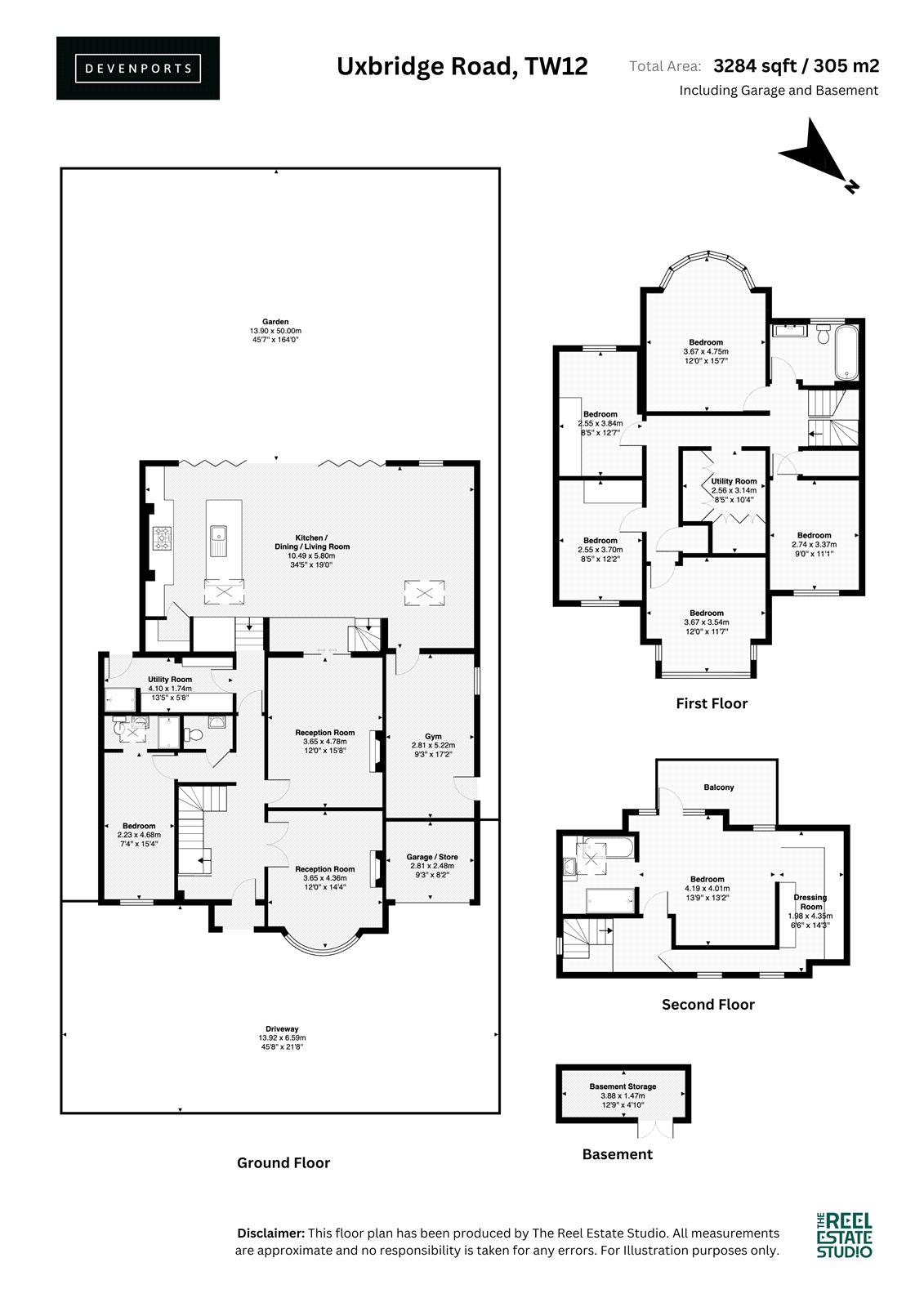 199, Uxbridge Road, Hampton Hill floorplan