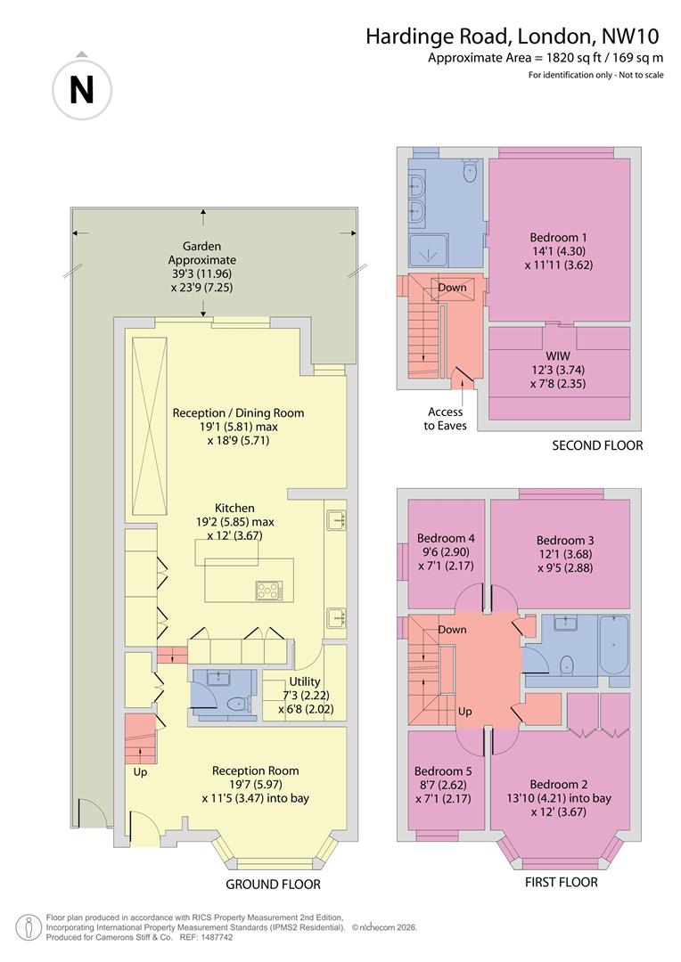 43, Hardinge Road, London floorplan