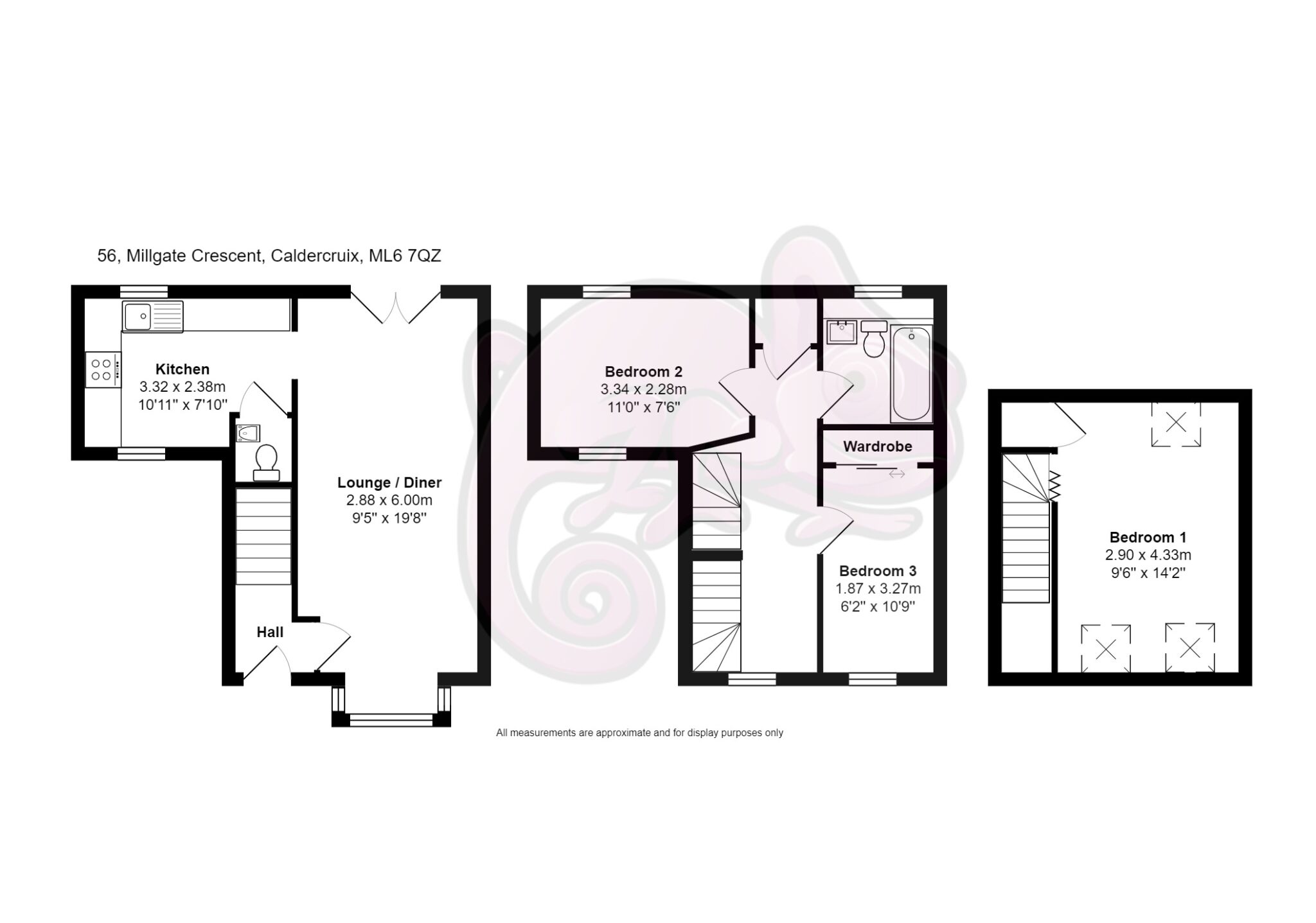 Millgate Crescent, Caldercruix, Airdrie ML6, 3 bedroom property for