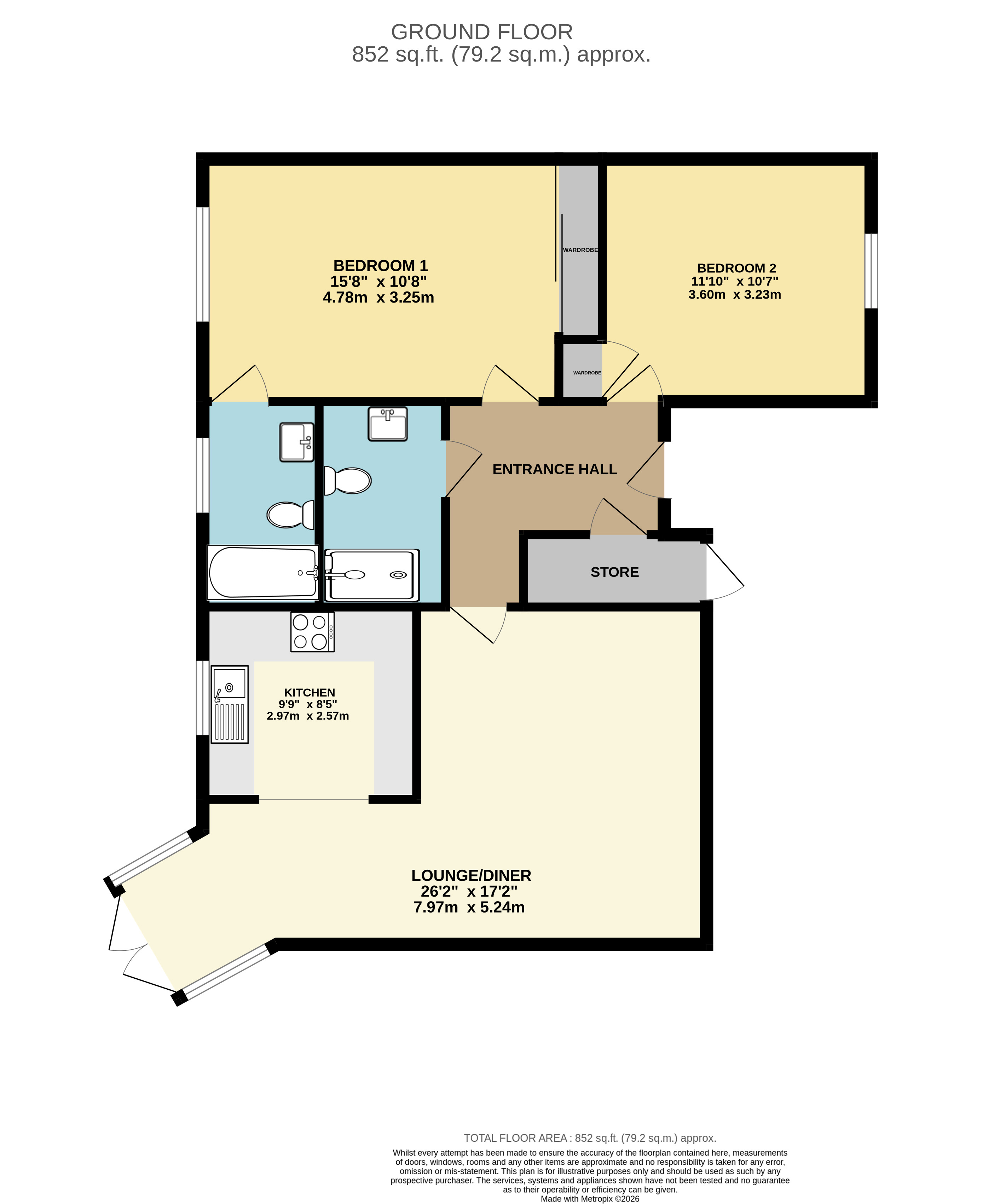 5 Kenwith Meadows, Abbotsham Bideford Devon, Bideford floorplan