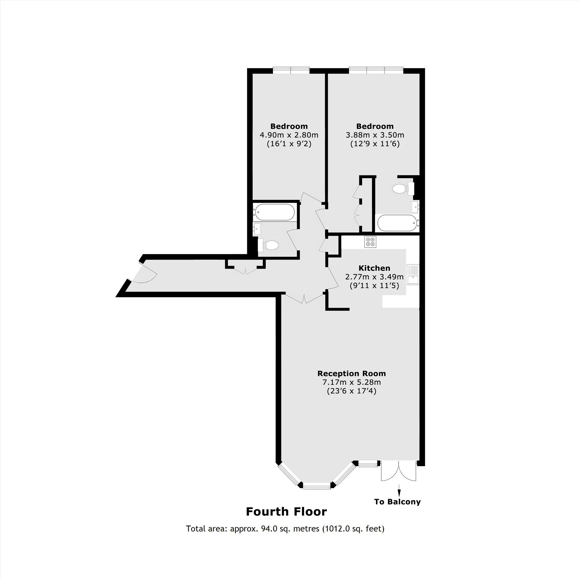 27 Lucas House, Coleridge Gardens, London floorplan